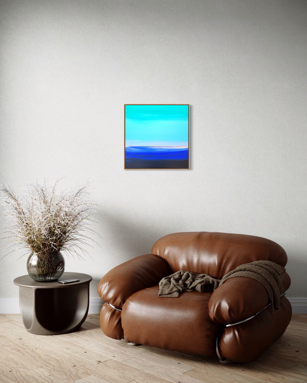 "Lullaby In Blue" - 40 x 40 cm