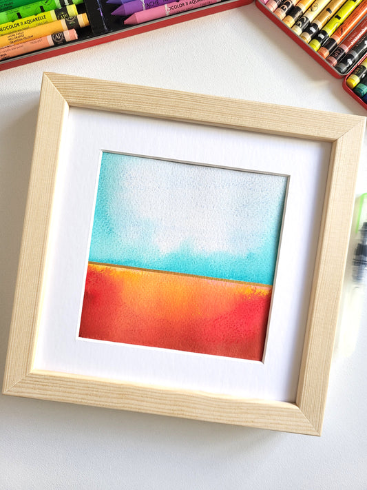 "Golden Horizon XXVII" - 20 x 20 cm