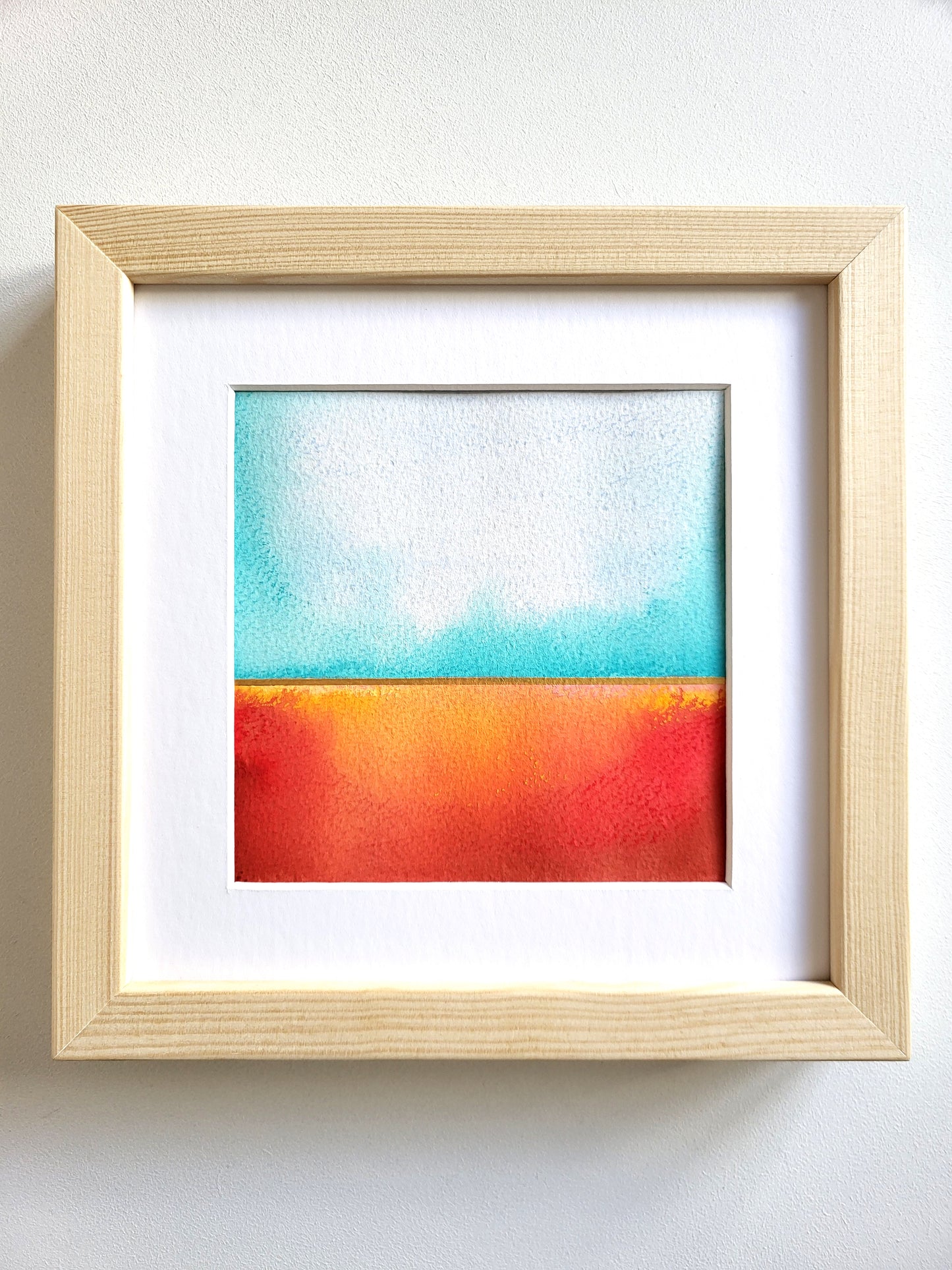 "Golden Horizon XXVII" - 20 x 20 cm