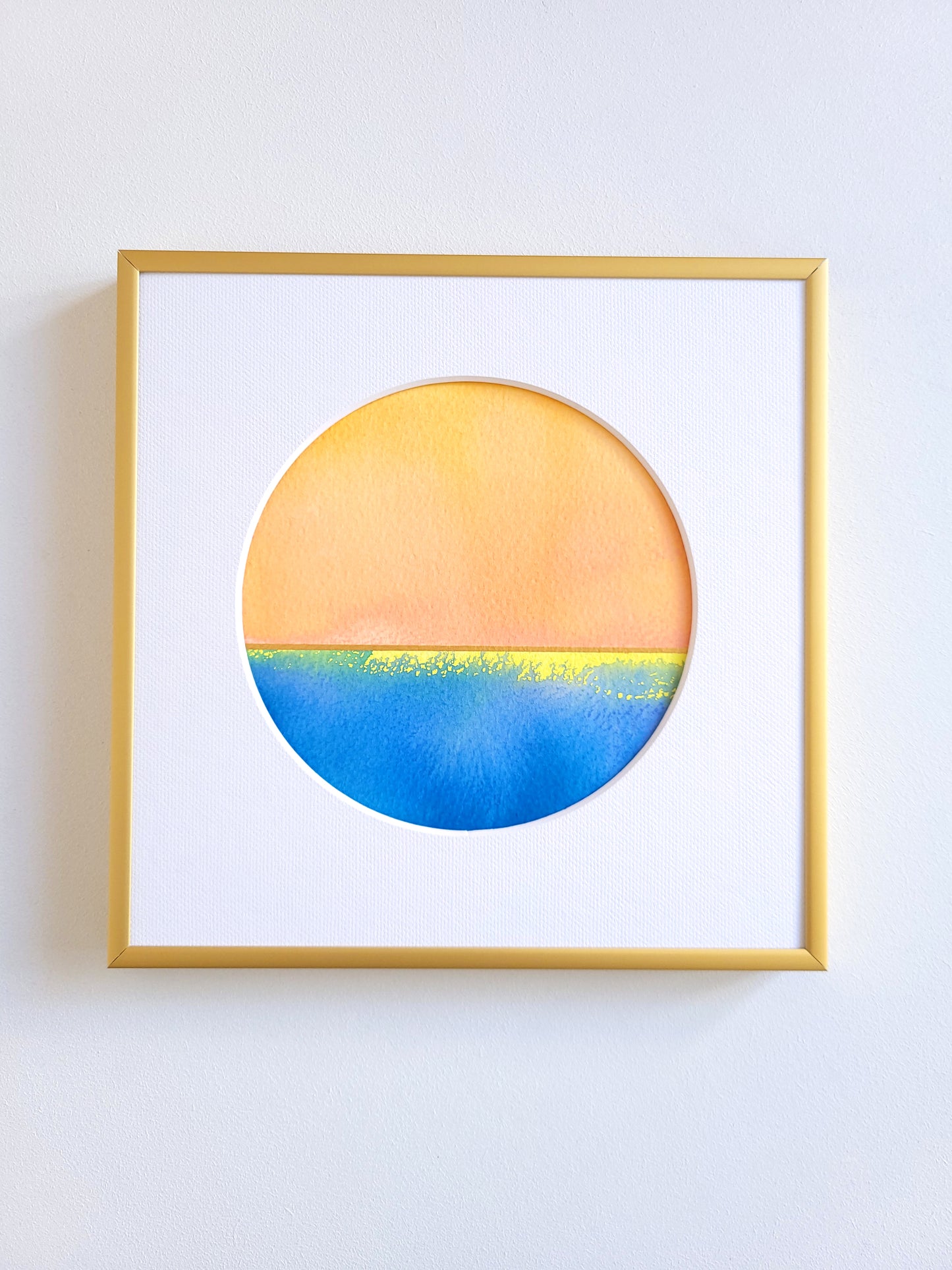 "Golden Horizon XXVIII" - 20 x 20 cm