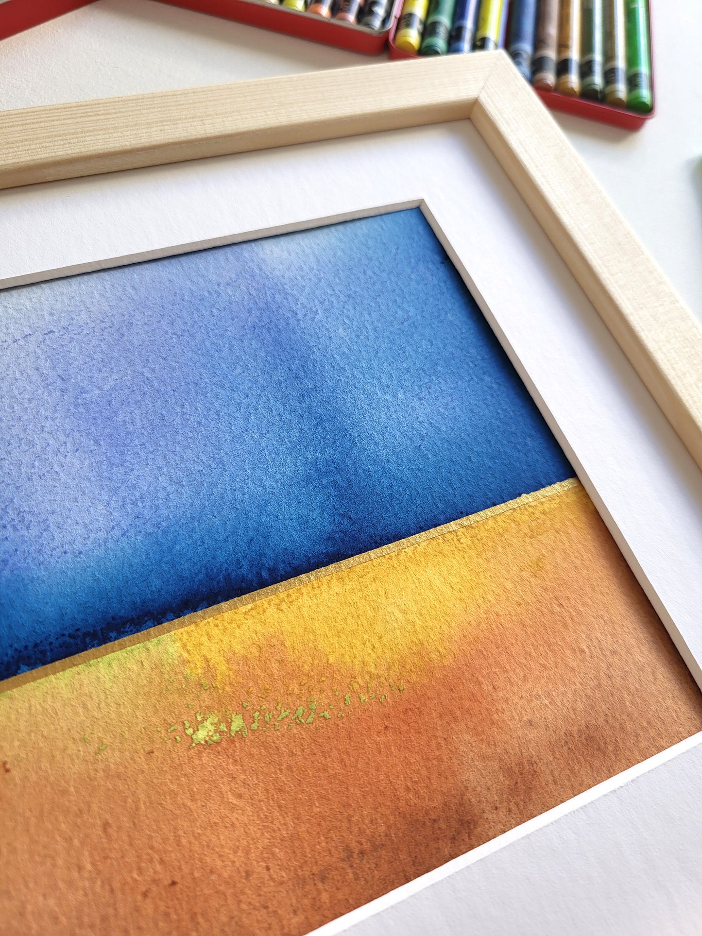 "Golden Horizon XXIX" - 20 x 20 cm