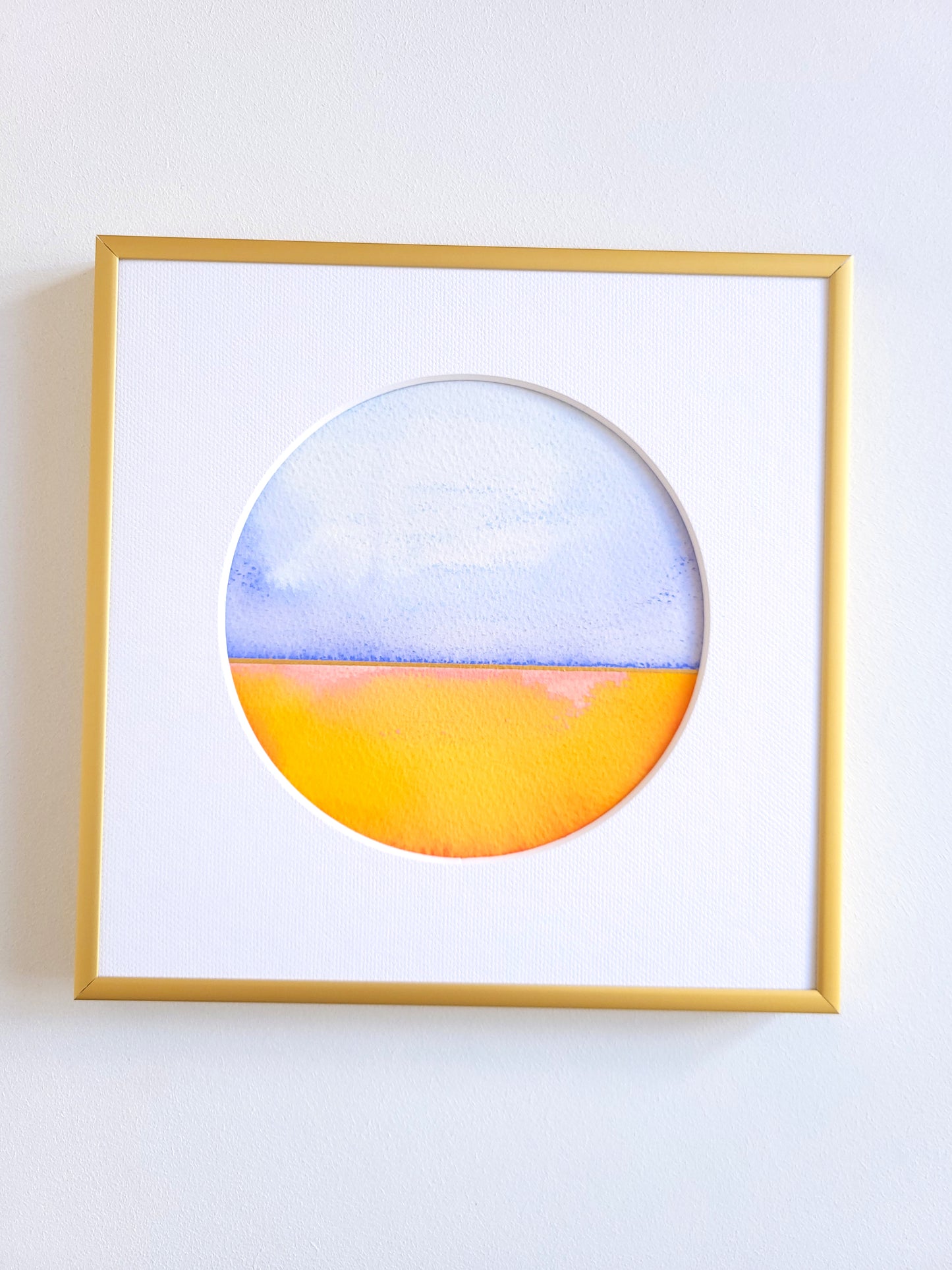 "Golden Horizon XXXIII" - 20 x 20 cm