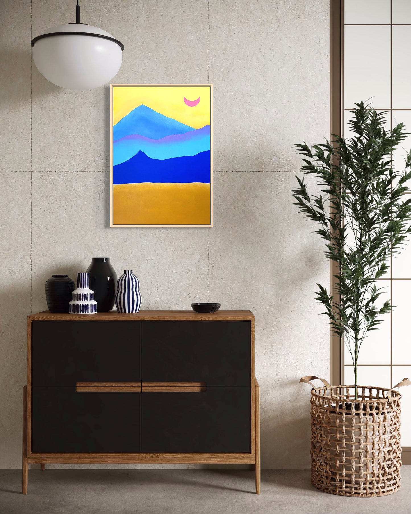 "Misty Mountains" - 42 x 59,7 cm (A2)