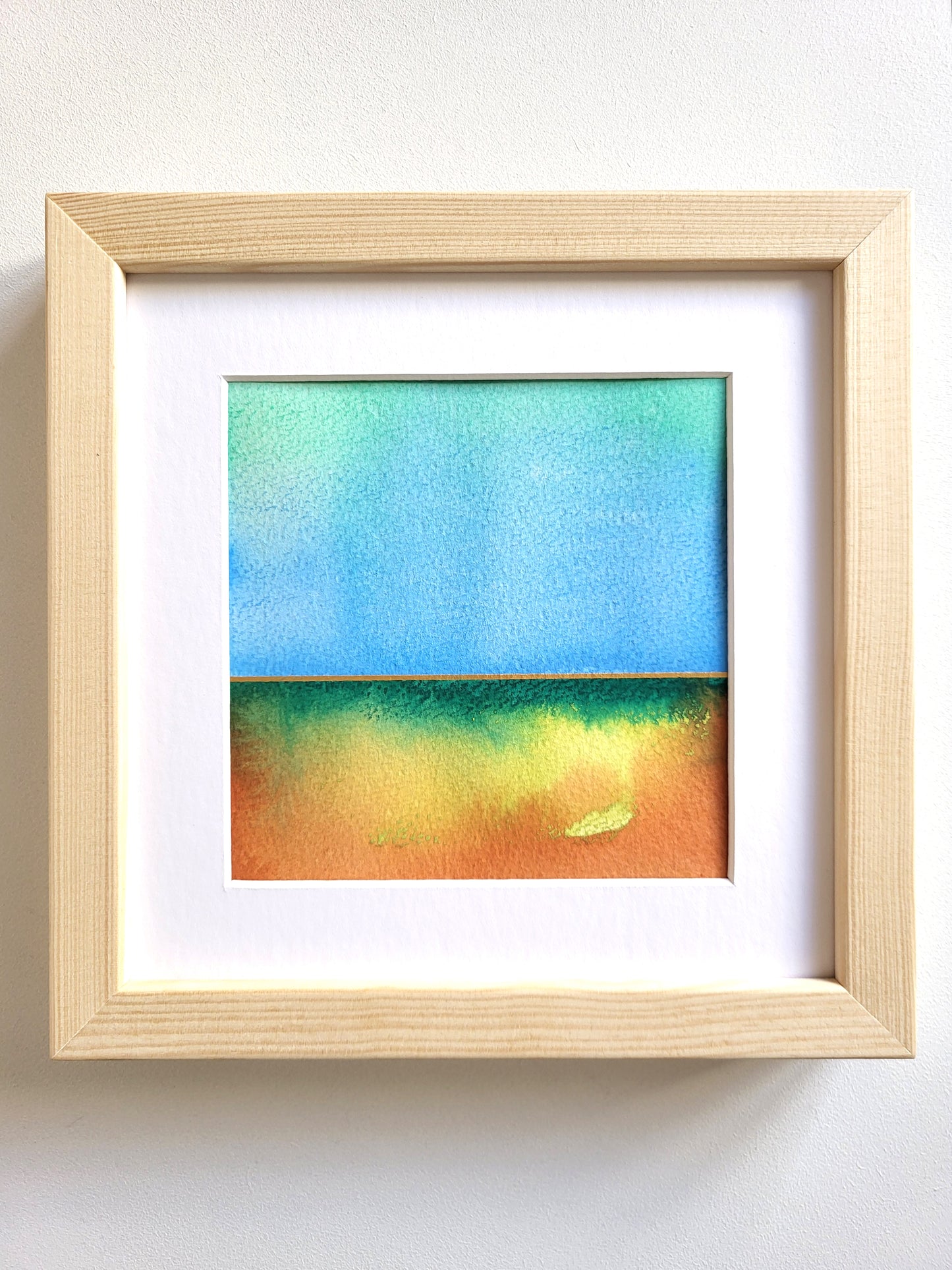 "Golden Horizon XXX" - 20 x 20 cm