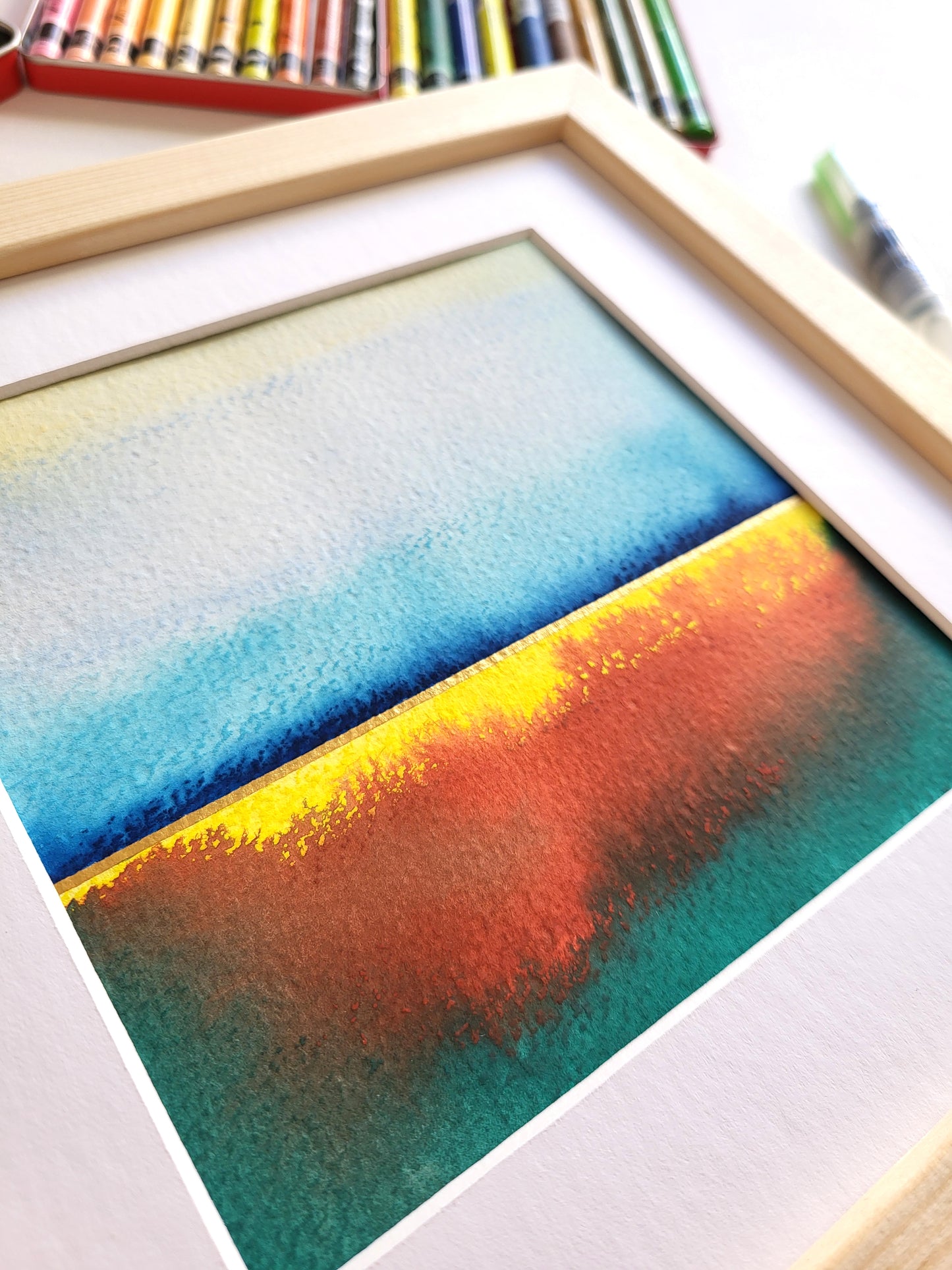 "Golden Horizon XXXI" - 20 x 20 cm