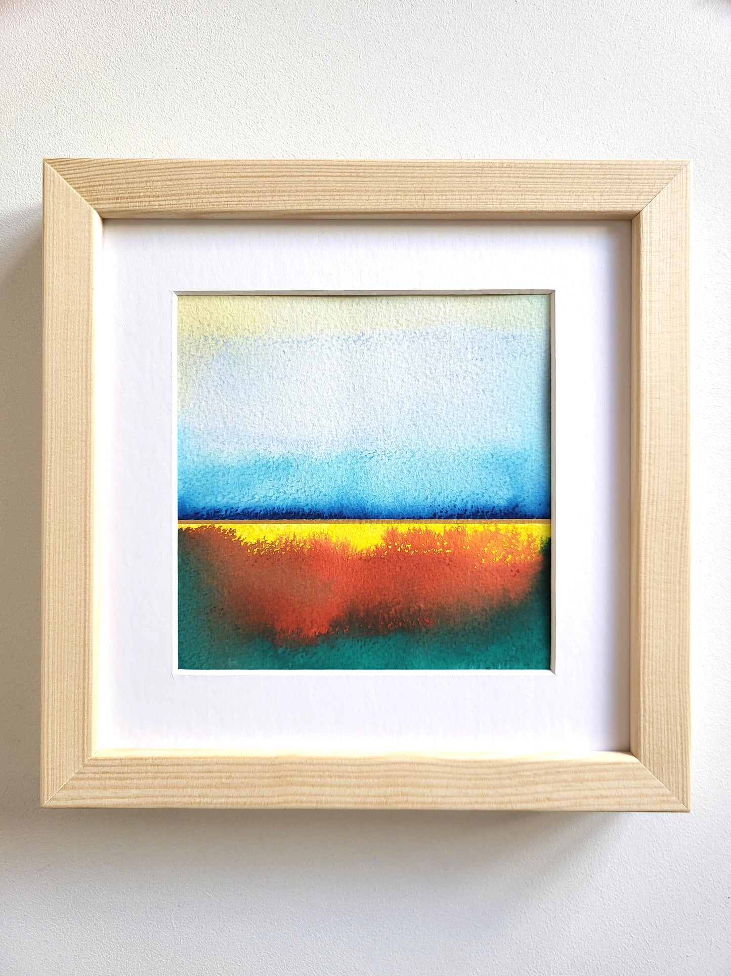 "Golden Horizon XXXI" - 20 x 20 cm