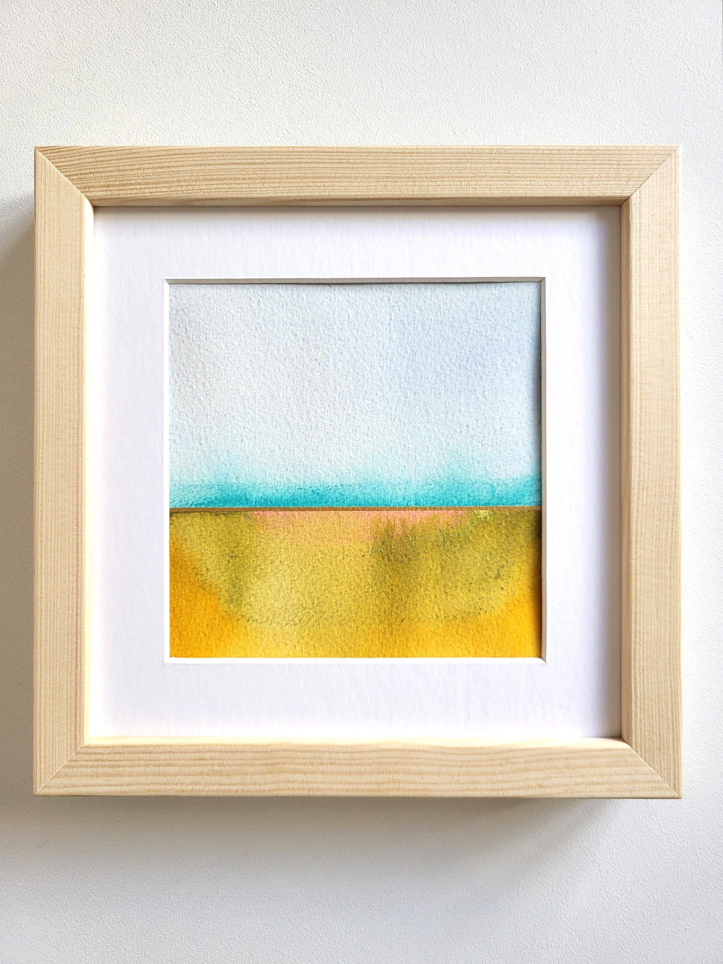 "Golden Horizon XXXII" - 20 x 20 cm