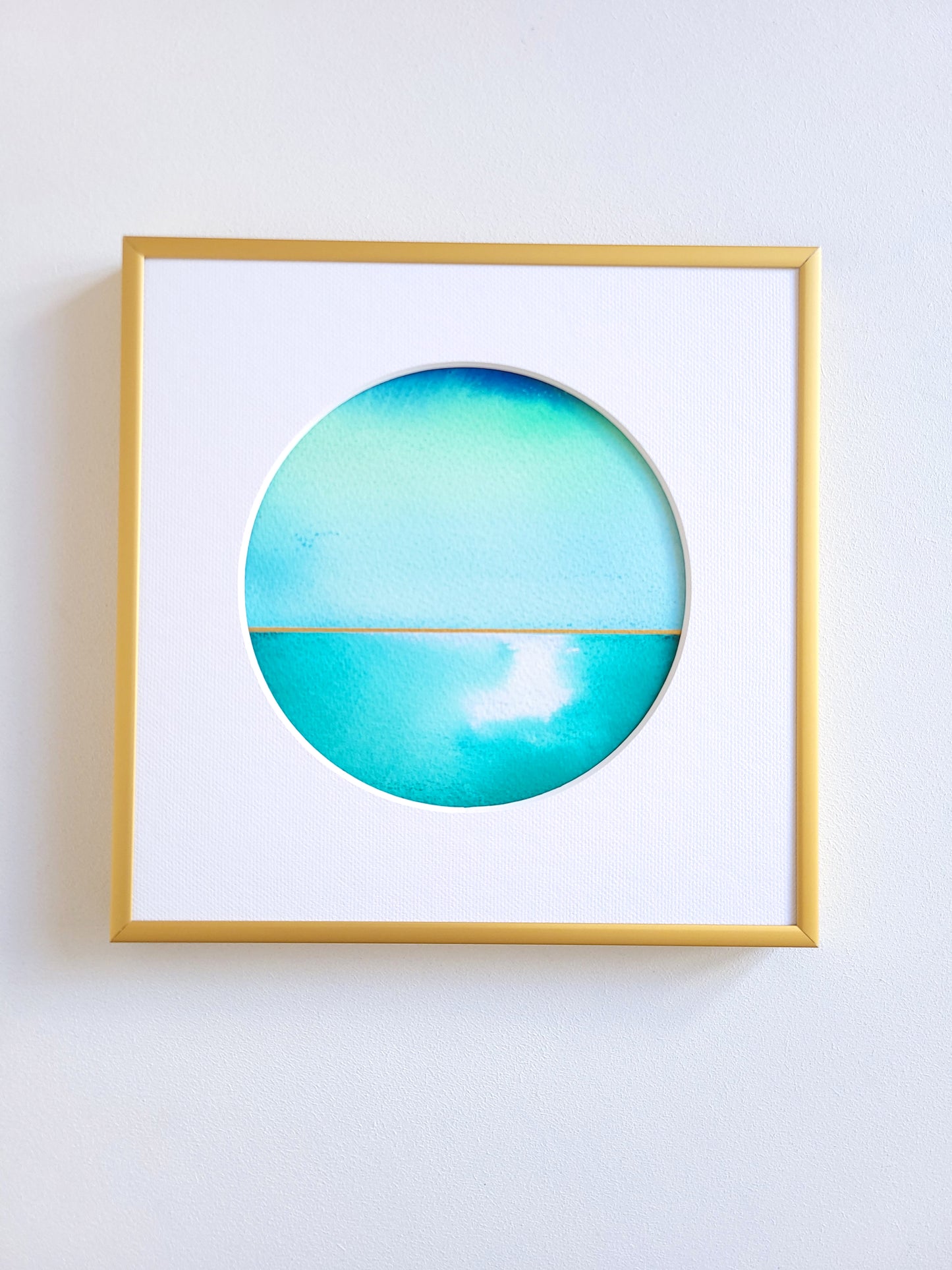 "Golden Horizon XXXVIII" - 20 x 20 cm