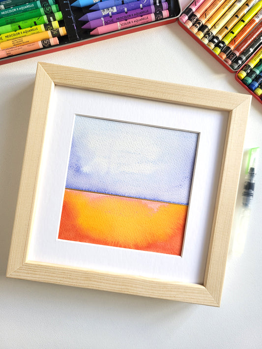 "Golden Horizon XXXIII" - 20 x 20 cm