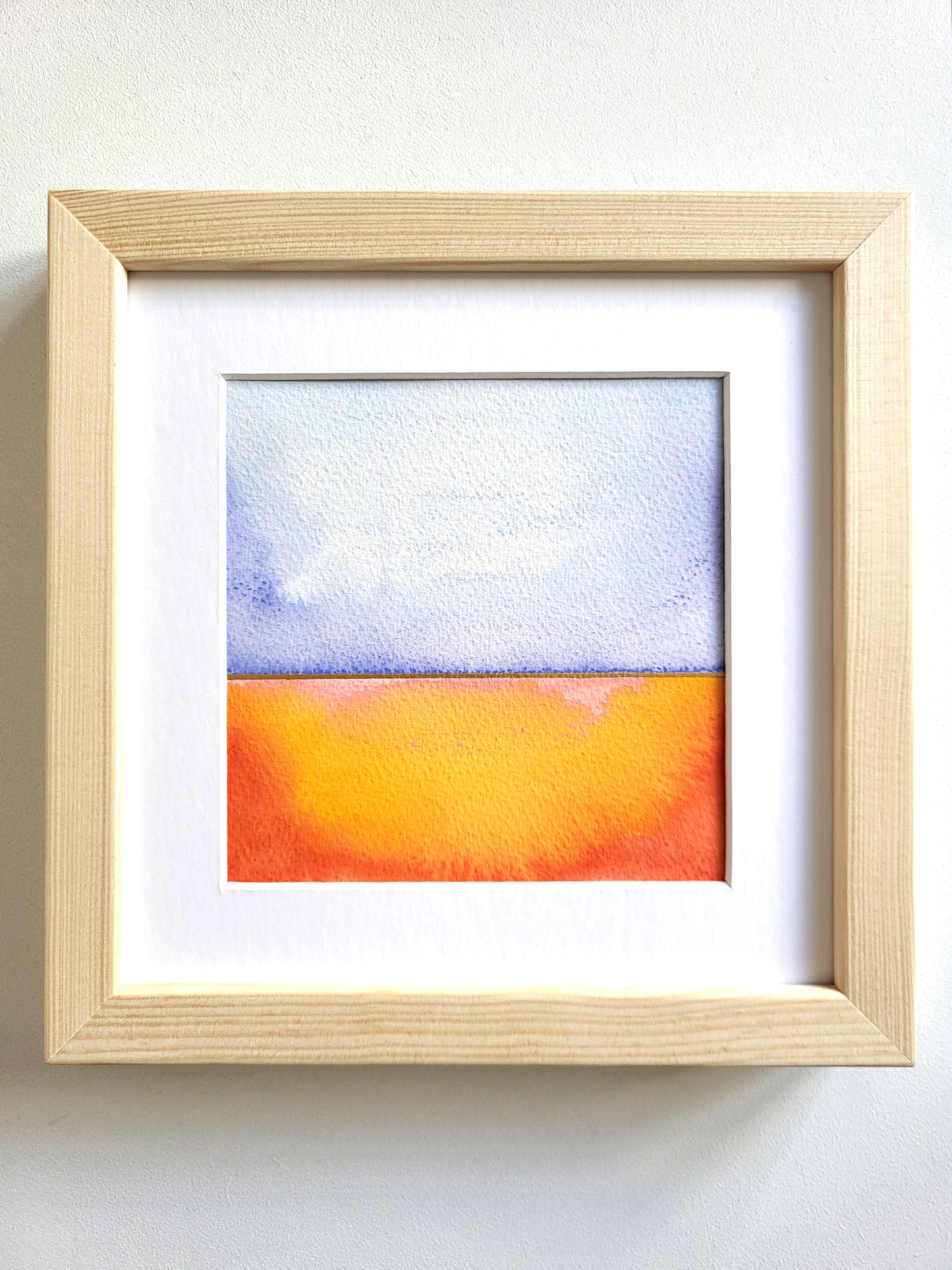 "Golden Horizon XXXIII" - 20 x 20 cm