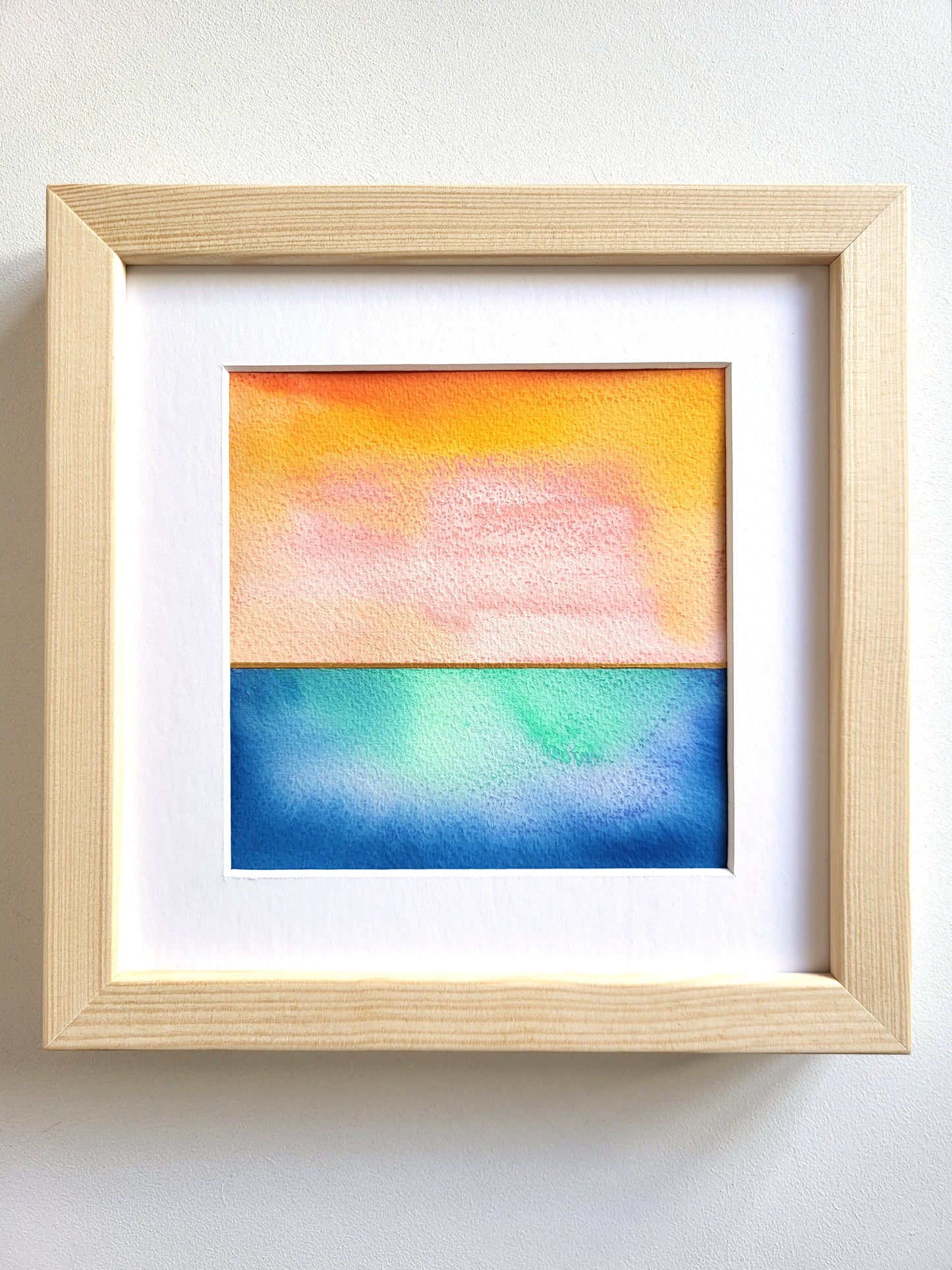 "Golden Horizon XXXV" - 20 x 20 cm