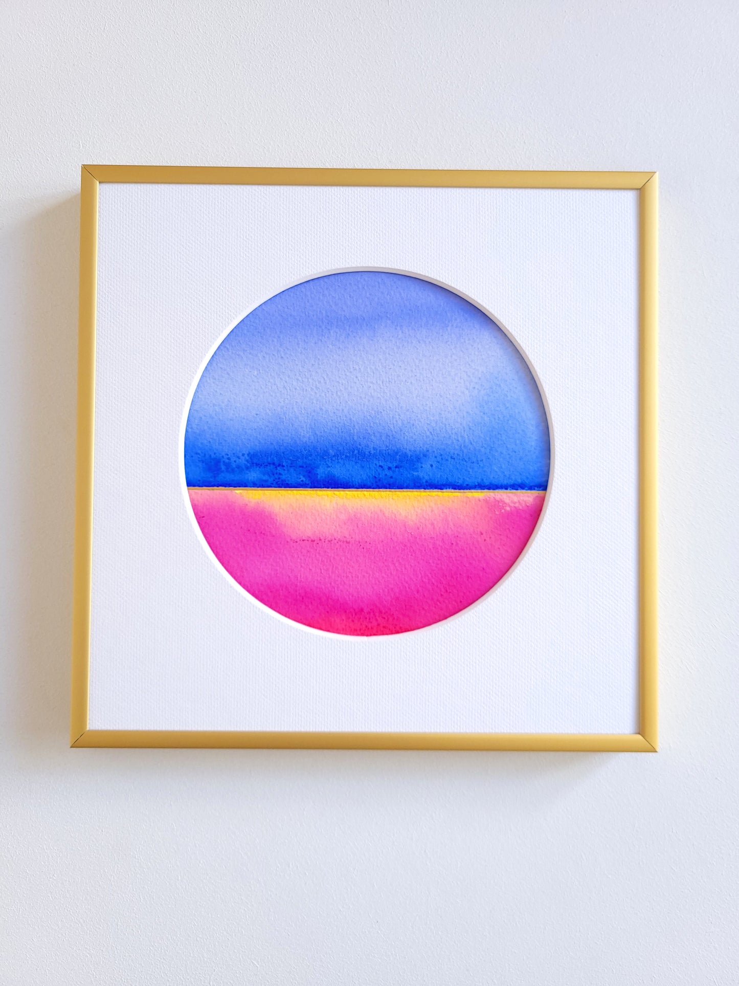 "Golden Horizon XLIV" - 20 x 20 cm