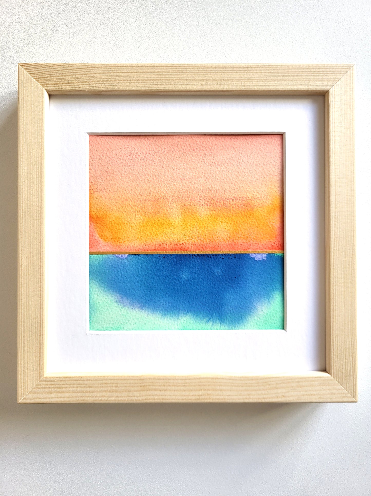 "Golden Horizon XXXVI" - 20 x 20 cm