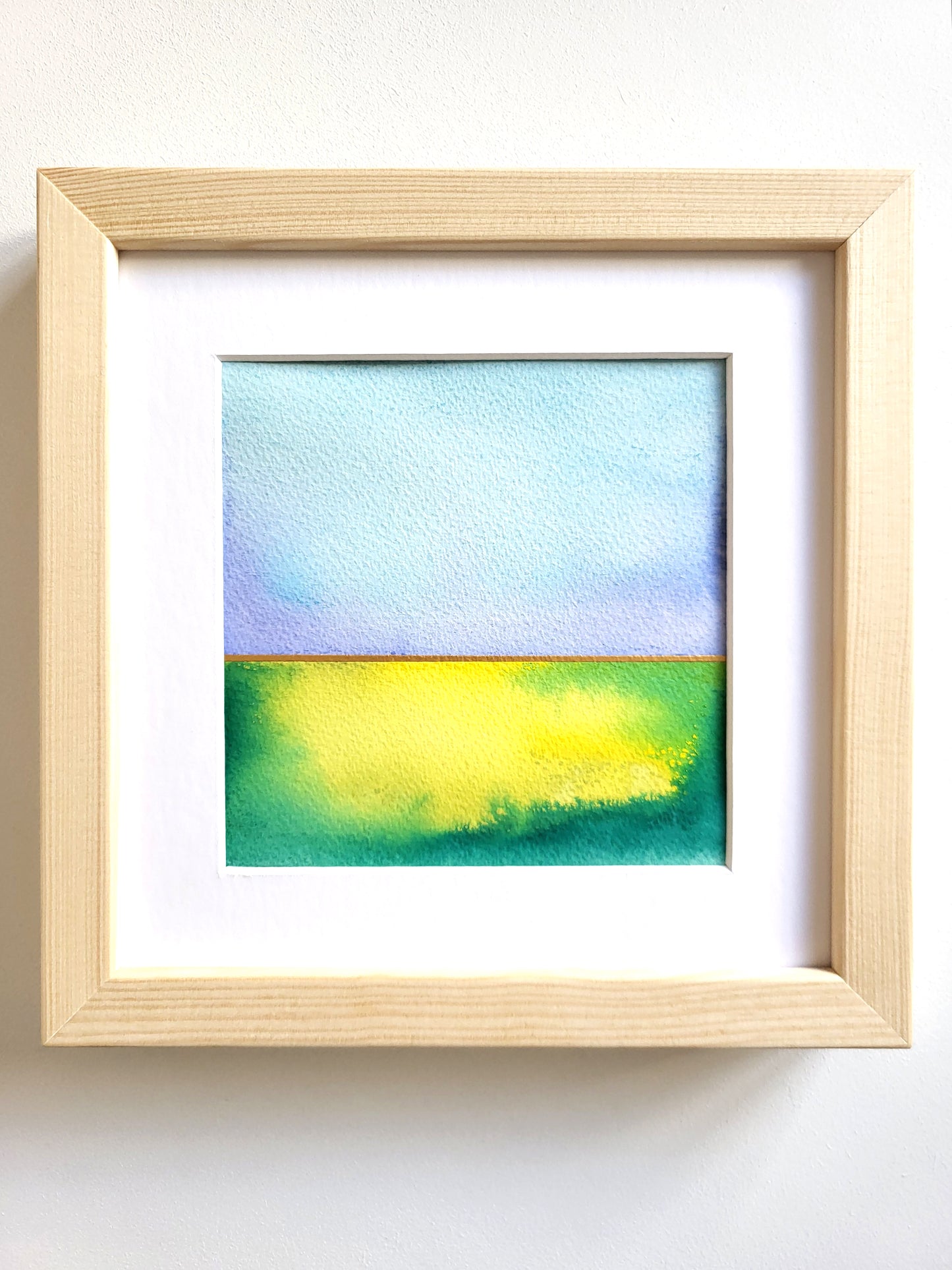 "Golden Horizon XXXVII" - 20 x 20 cm