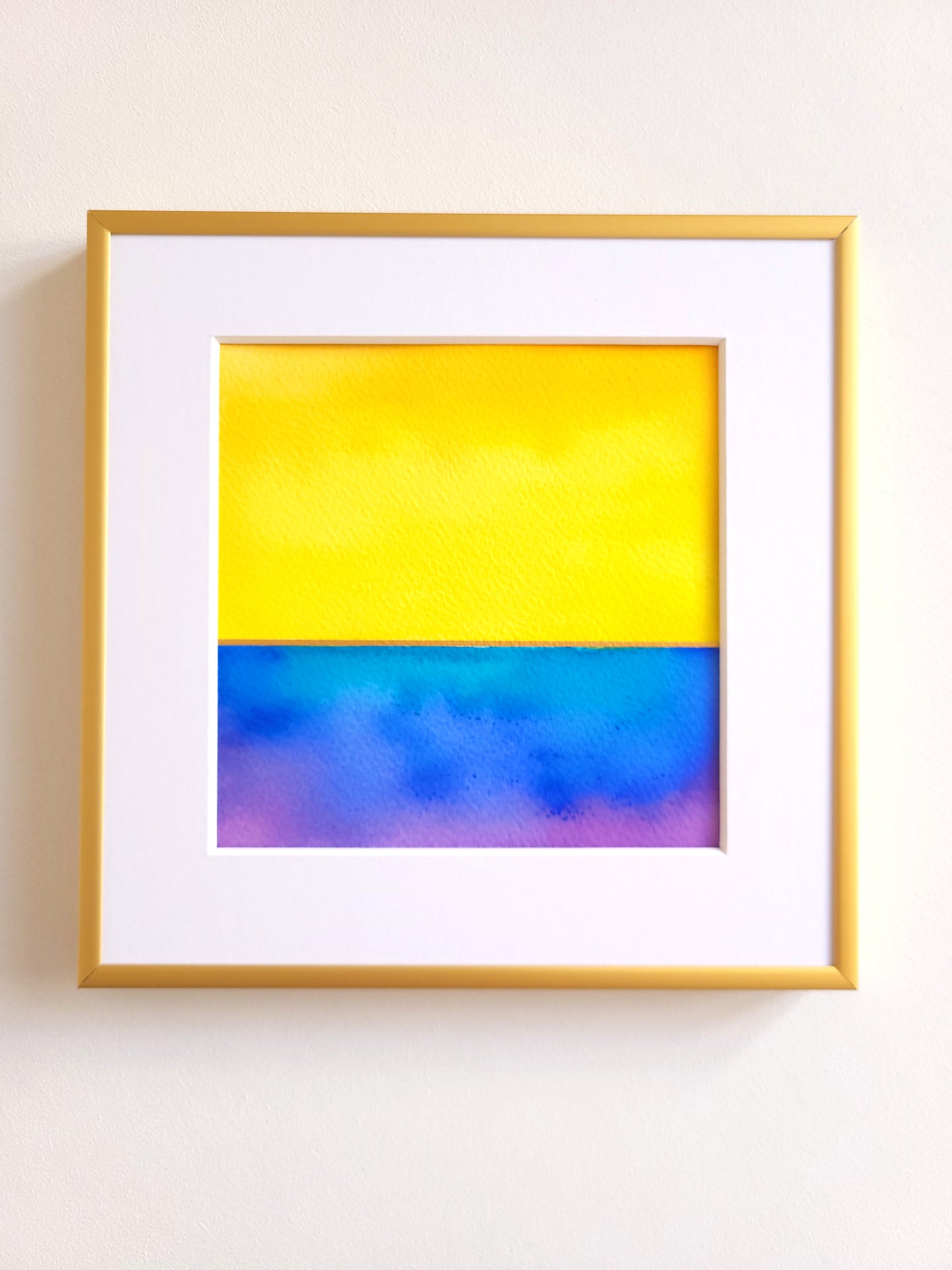 "Golden Horizon XLVI" - 20 x 20 cm