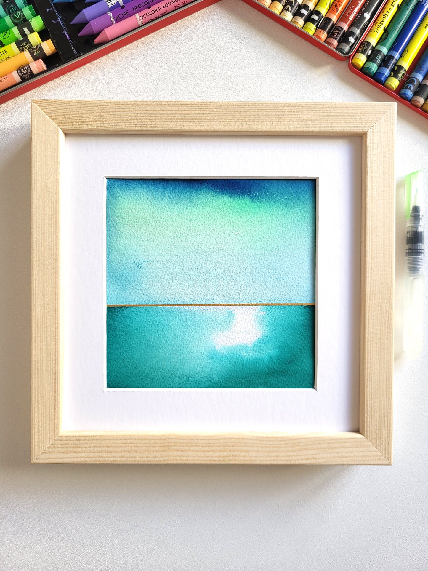 "Golden Horizon XXXVIII" - 20 x 20 cm