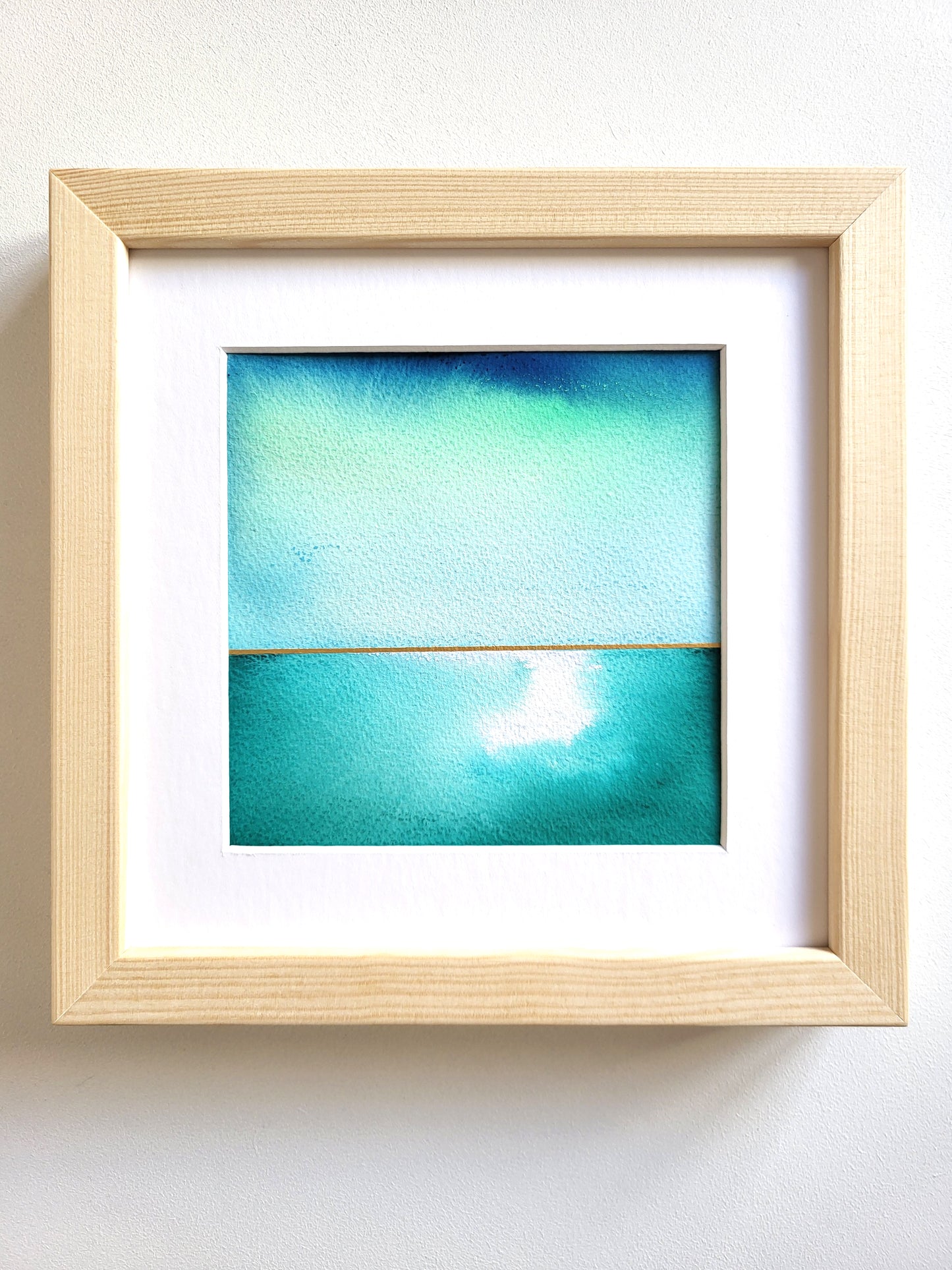 "Golden Horizon XXXVIII" - 20 x 20 cm