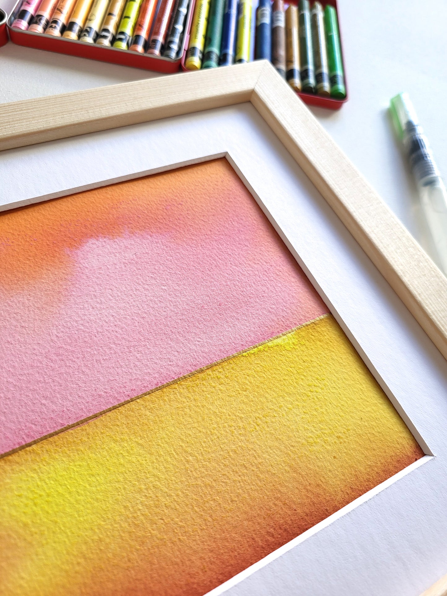 "Golden Horizon XXXIX" - 20 x 20 cm