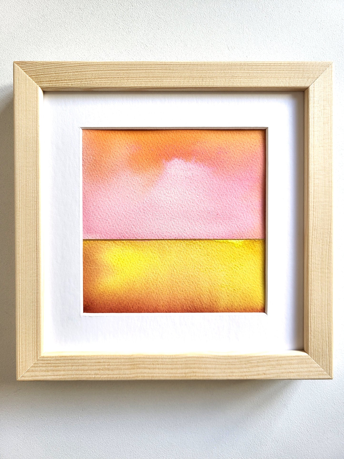 "Golden Horizon XXXIX" - 20 x 20 cm