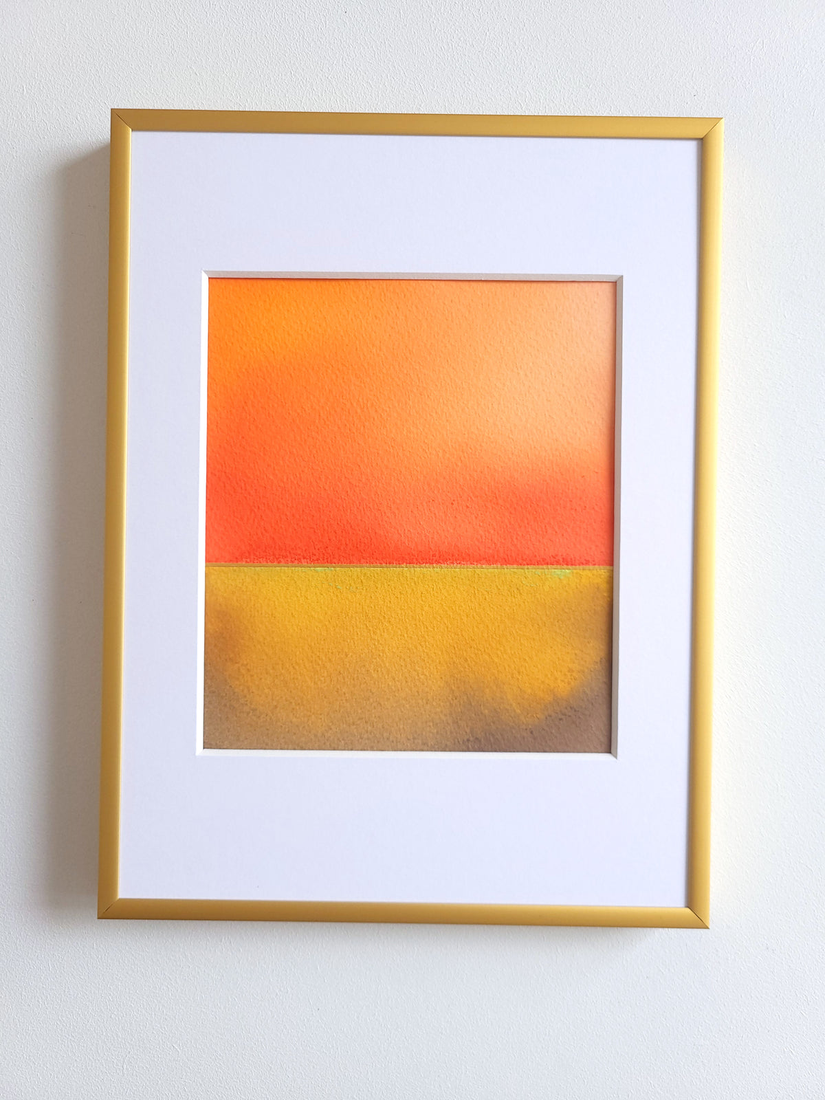 "Golden Horizon" ( 36/2026 ) - 18 x 24 cm