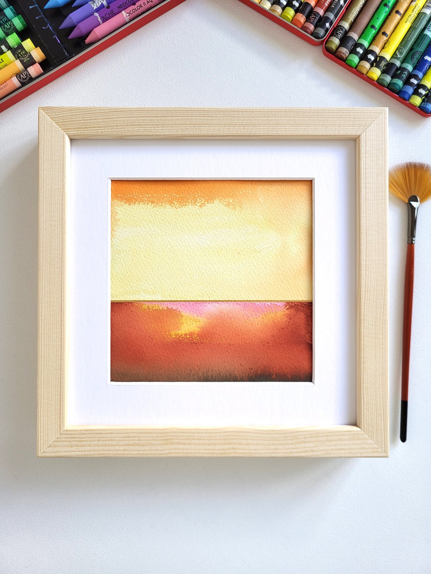 "Golden Horizon XLI" - 20 x 20 cm