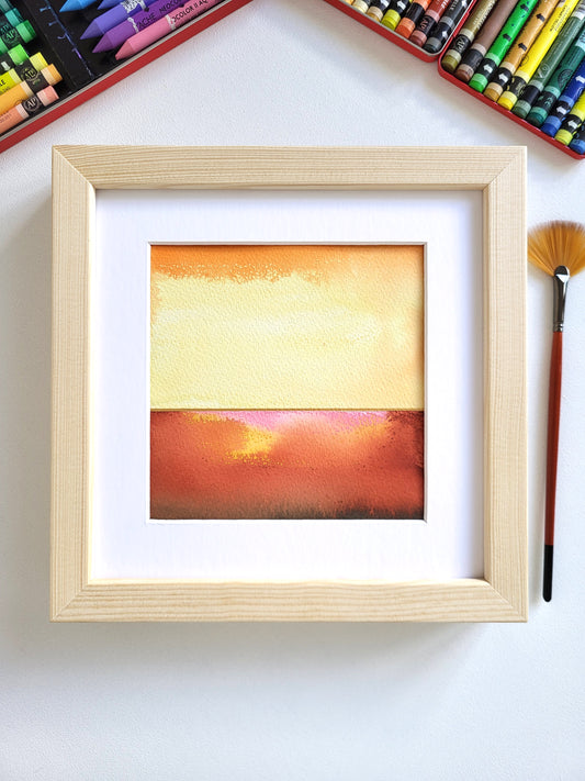 "Golden Horizon XLI" - 20 x 20 cm