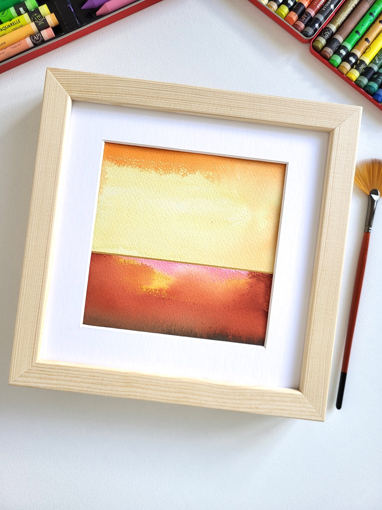 "Golden Horizon XLI" - 20 x 20 cm