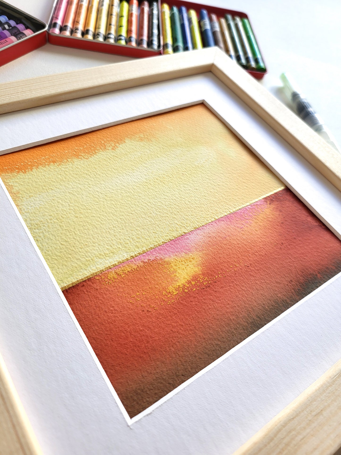 "Golden Horizon XLI" - 20 x 20 cm