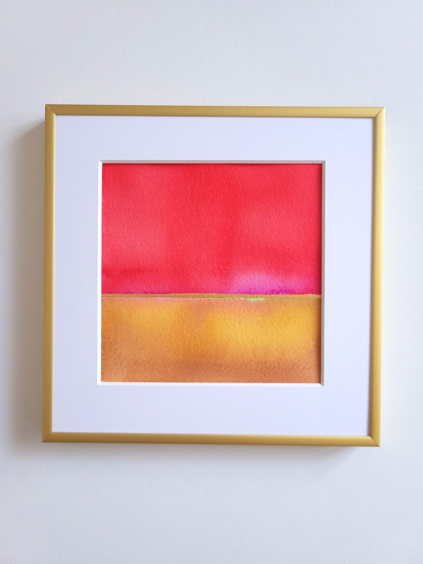 "Golden Horizon LII" - 20 x 20 cm