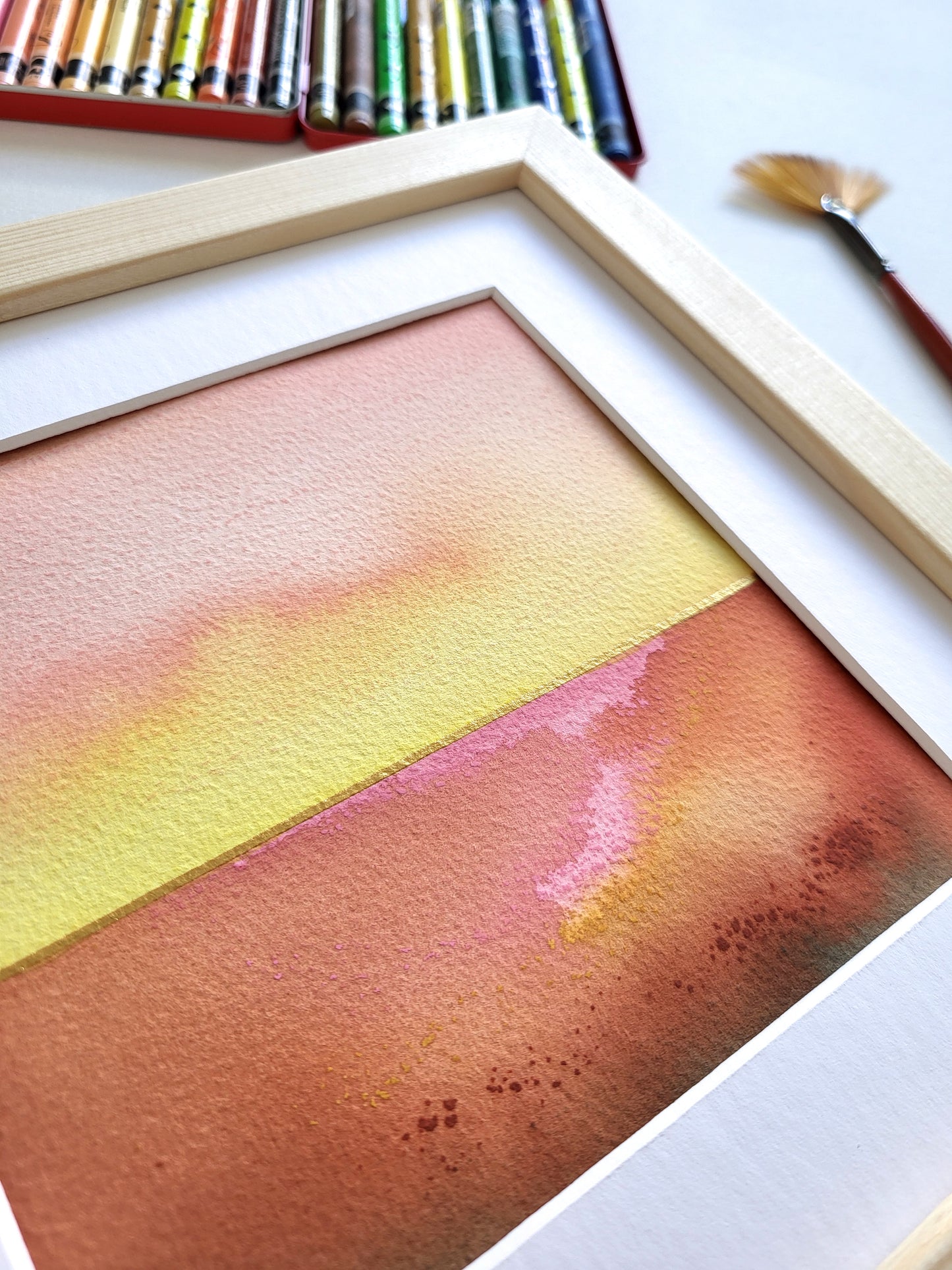 "Golden Horizon XLII" - 20 x 20 cm