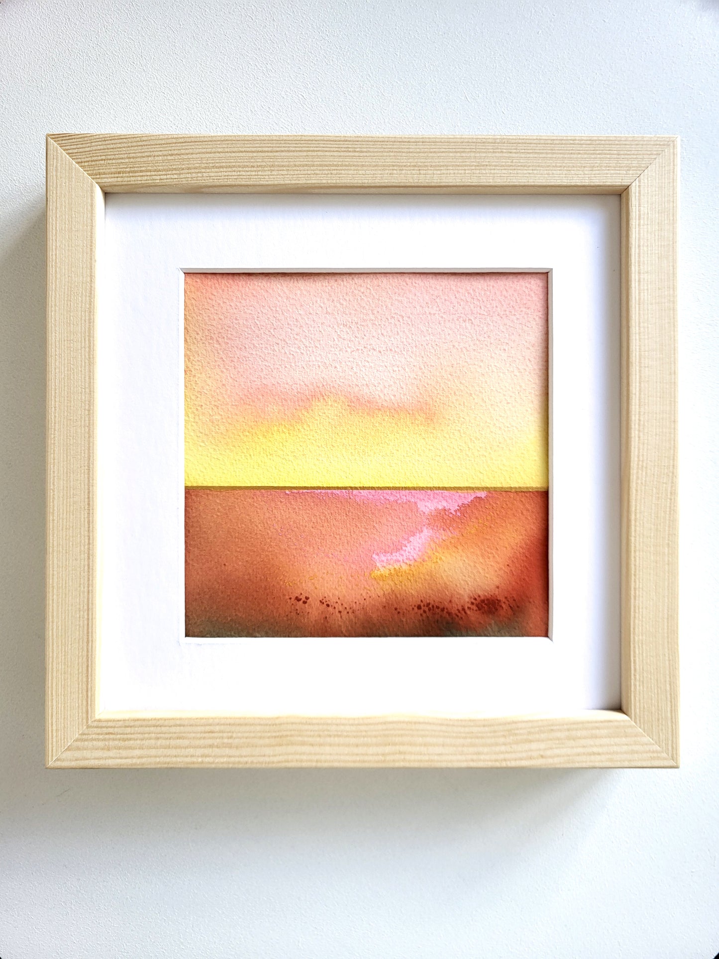"Golden Horizon XLII" - 20 x 20 cm