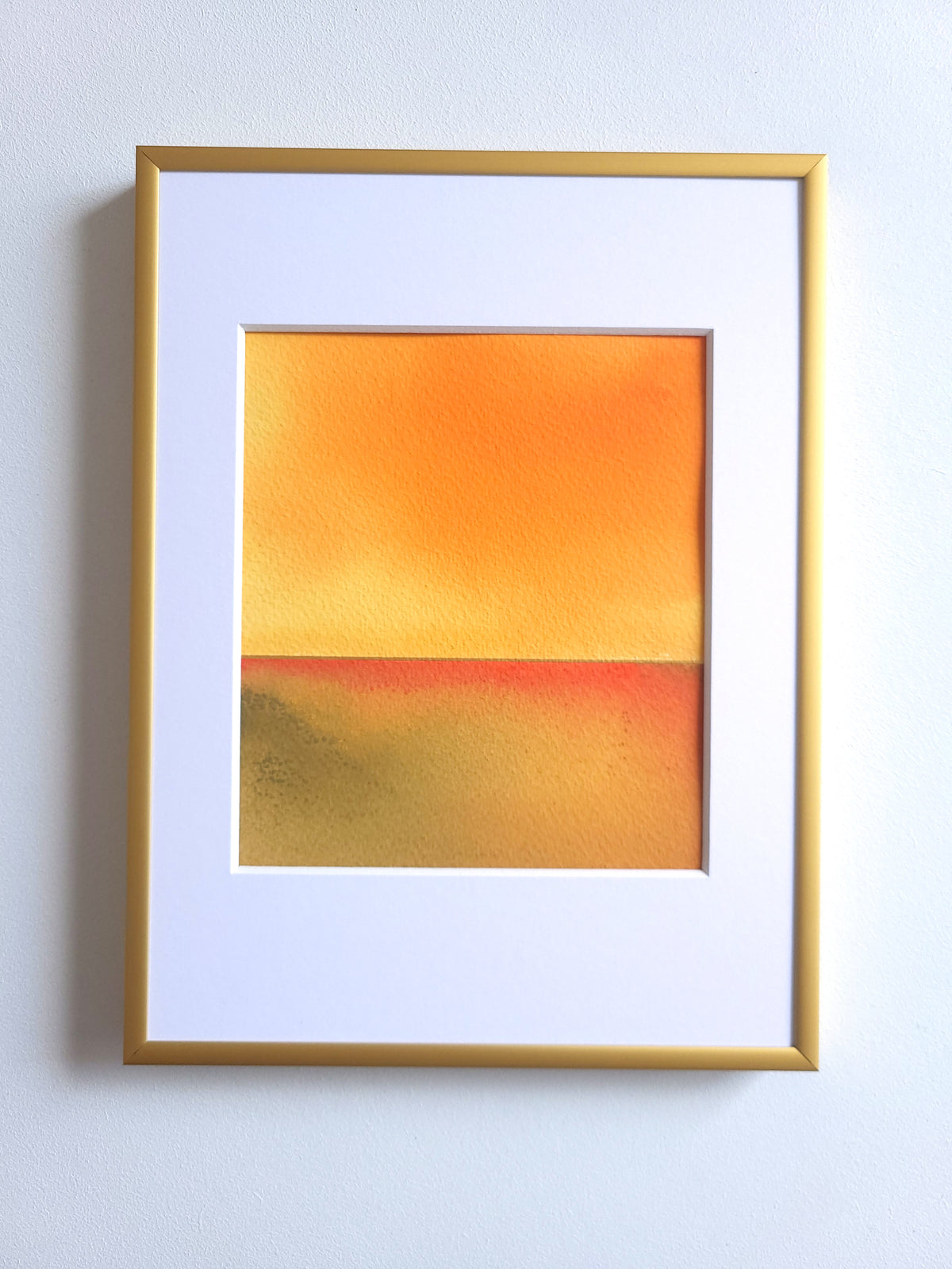 "Golden Horizon" ( 39/2026 ) - 18 x 24 cm