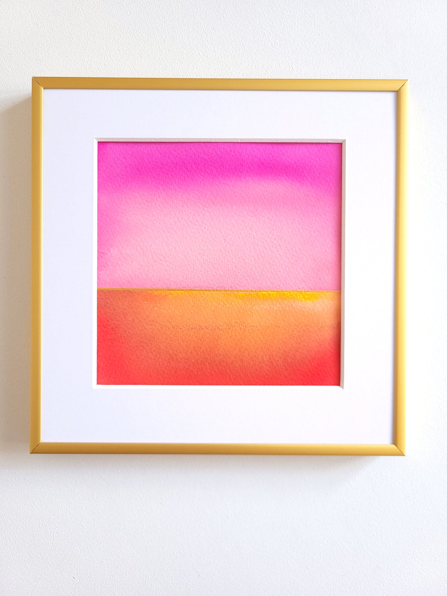 "Golden Horizon" ( 3/2026 ) - 20 x 20 cm