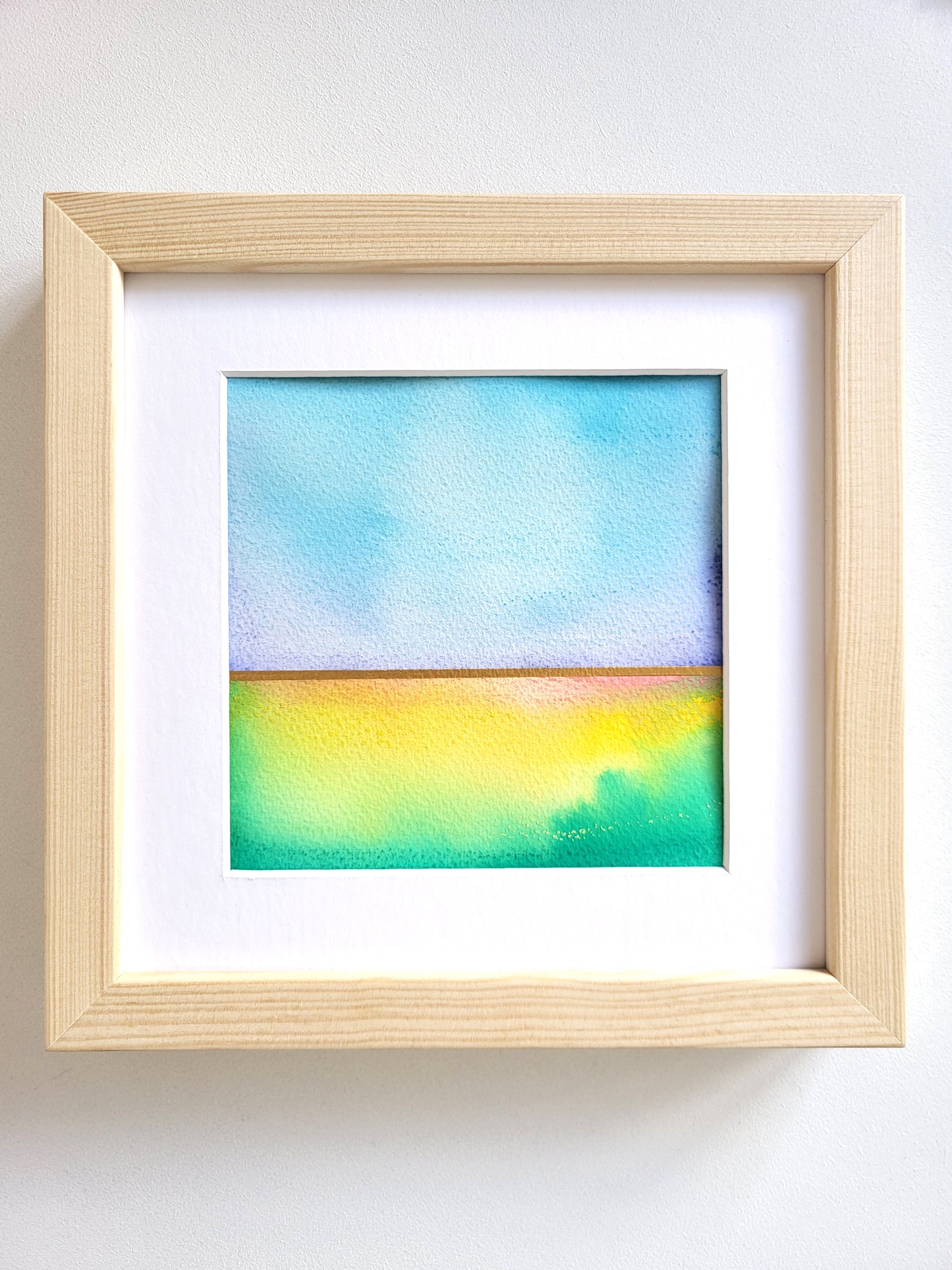 "Golden Horizon XLIII" - 20 x 20 cm