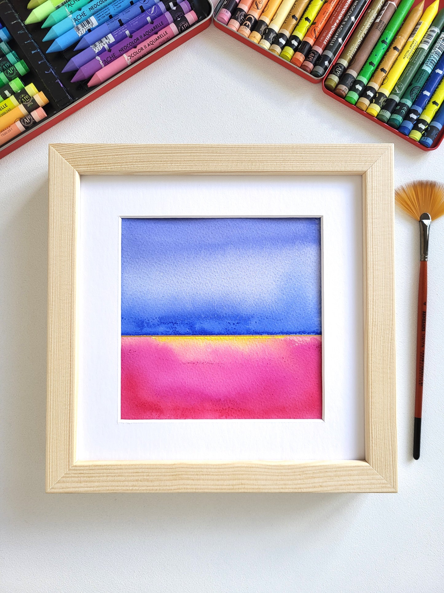 "Golden Horizon XLIV" - 20 x 20 cm