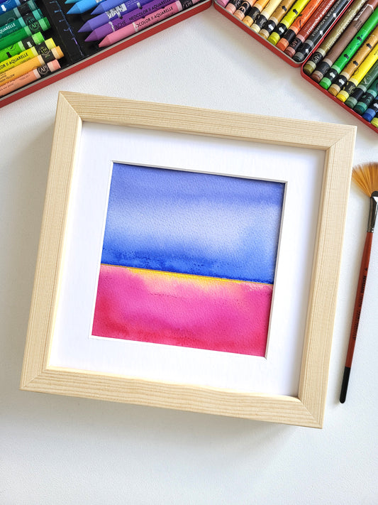 "Golden Horizon XLIV" - 20 x 20 cm