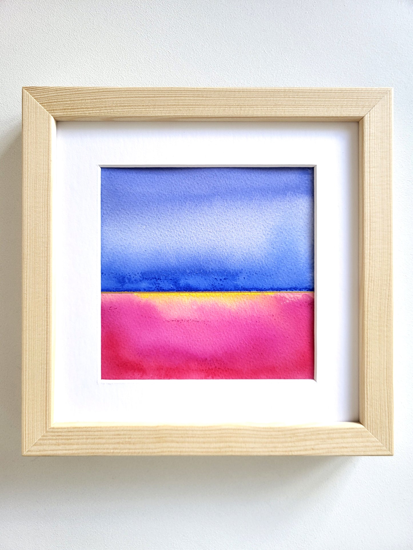 "Golden Horizon XLIV" - 20 x 20 cm