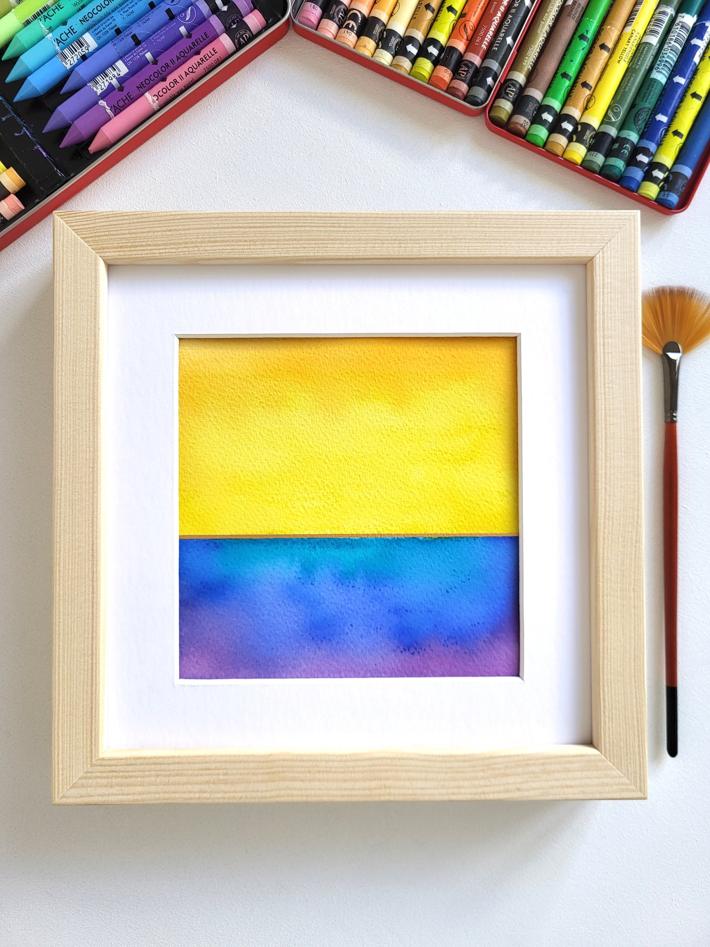 "Golden Horizon XLVI" - 20 x 20 cm