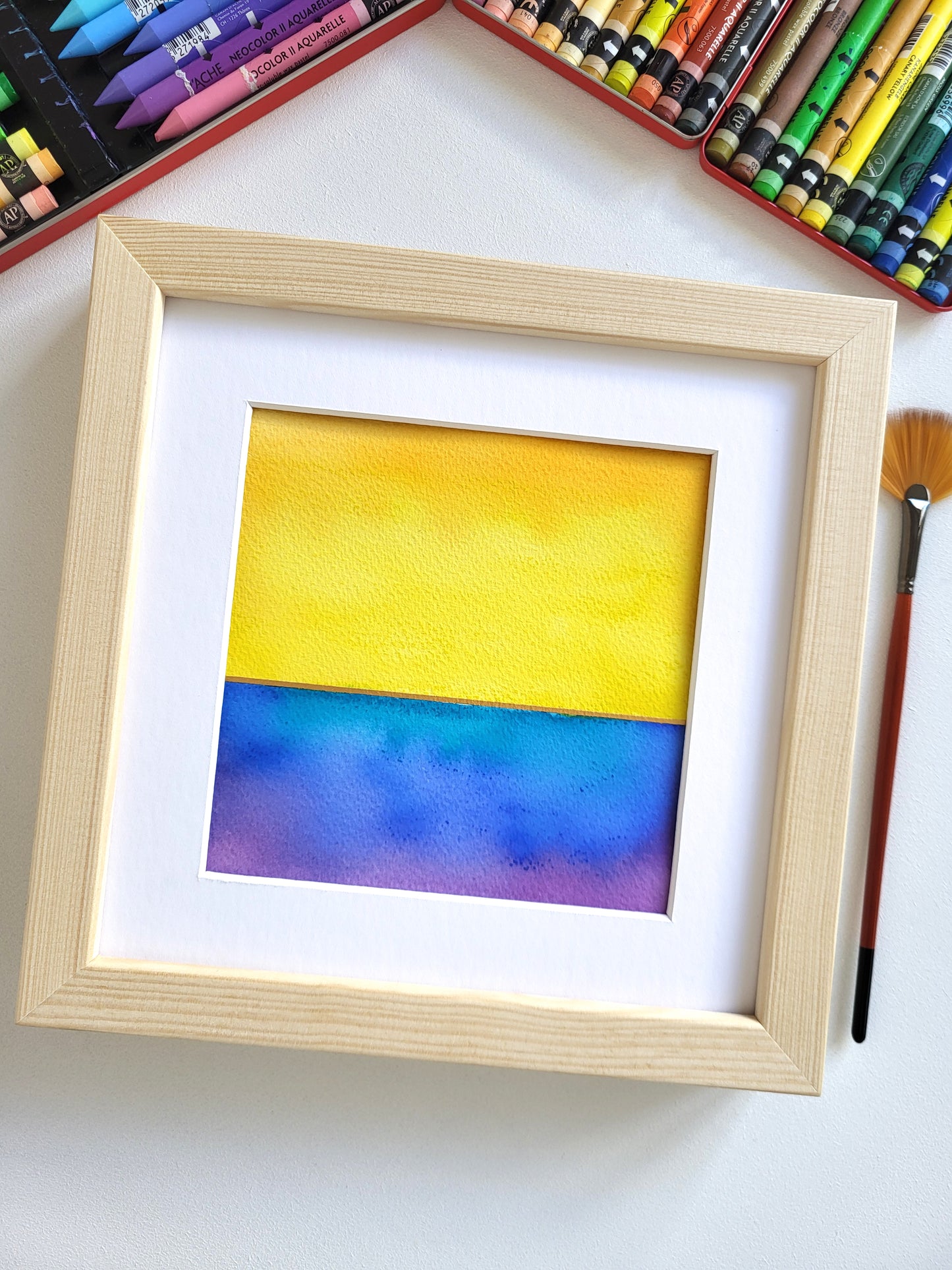 "Golden Horizon XLVI" - 20 x 20 cm