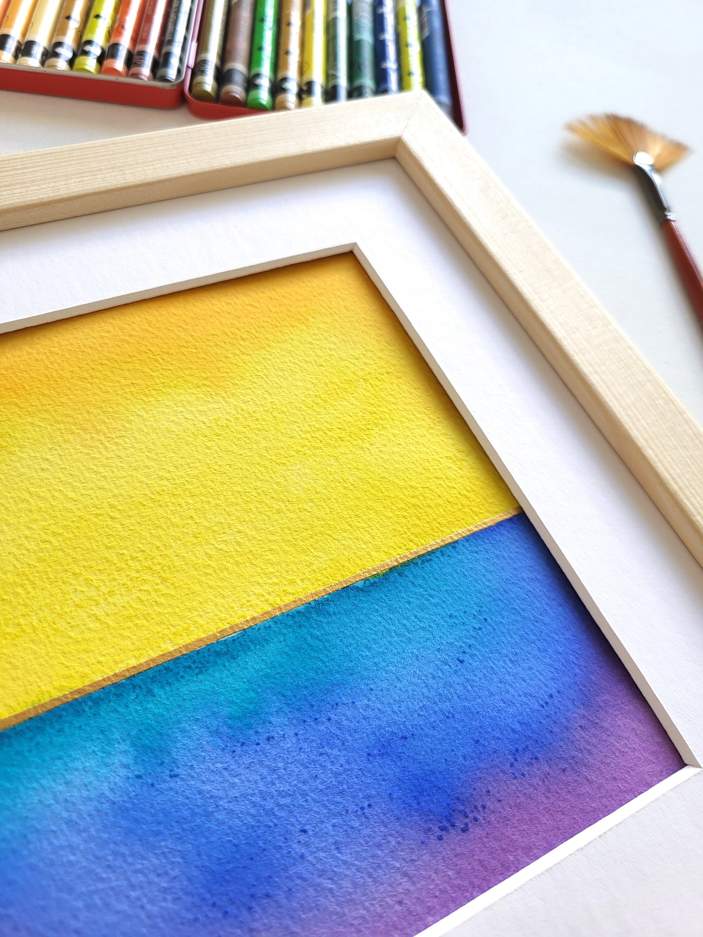 "Golden Horizon XLVI" - 20 x 20 cm