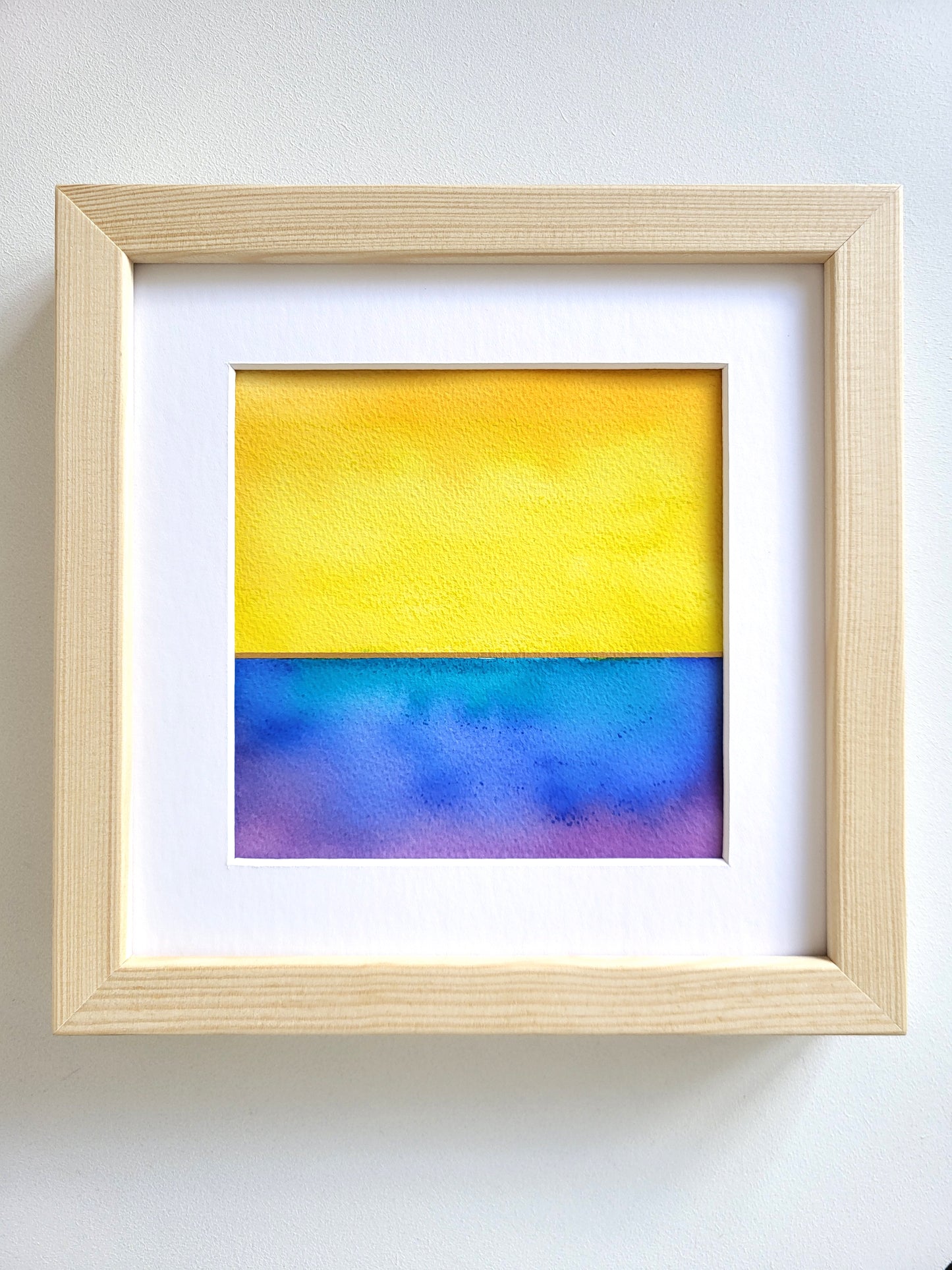 "Golden Horizon XLVI" - 20 x 20 cm