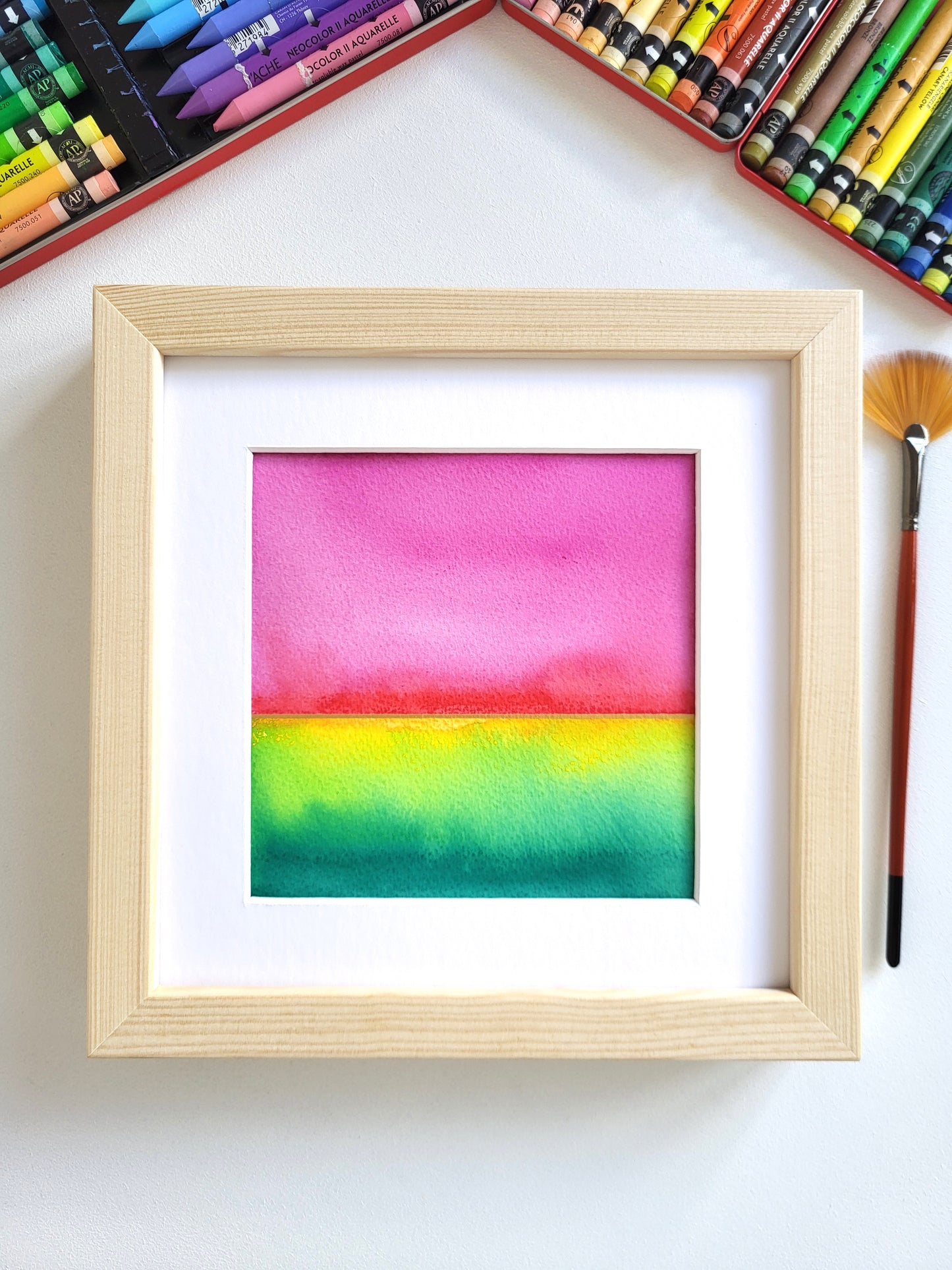 "Golden Horizon XLVII" - 20 x 20 cm