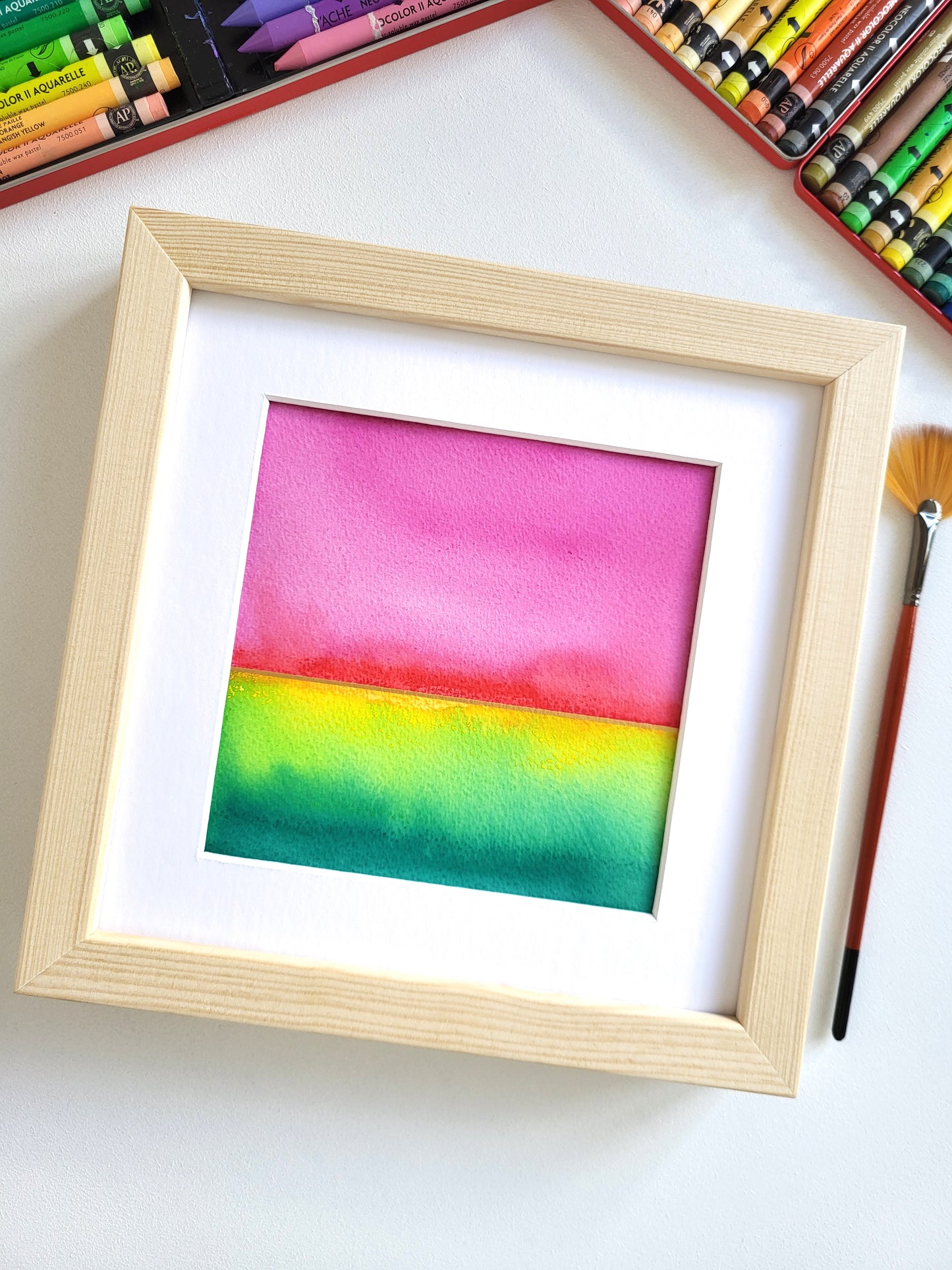 "Golden Horizon XLVII" - 20 x 20 cm