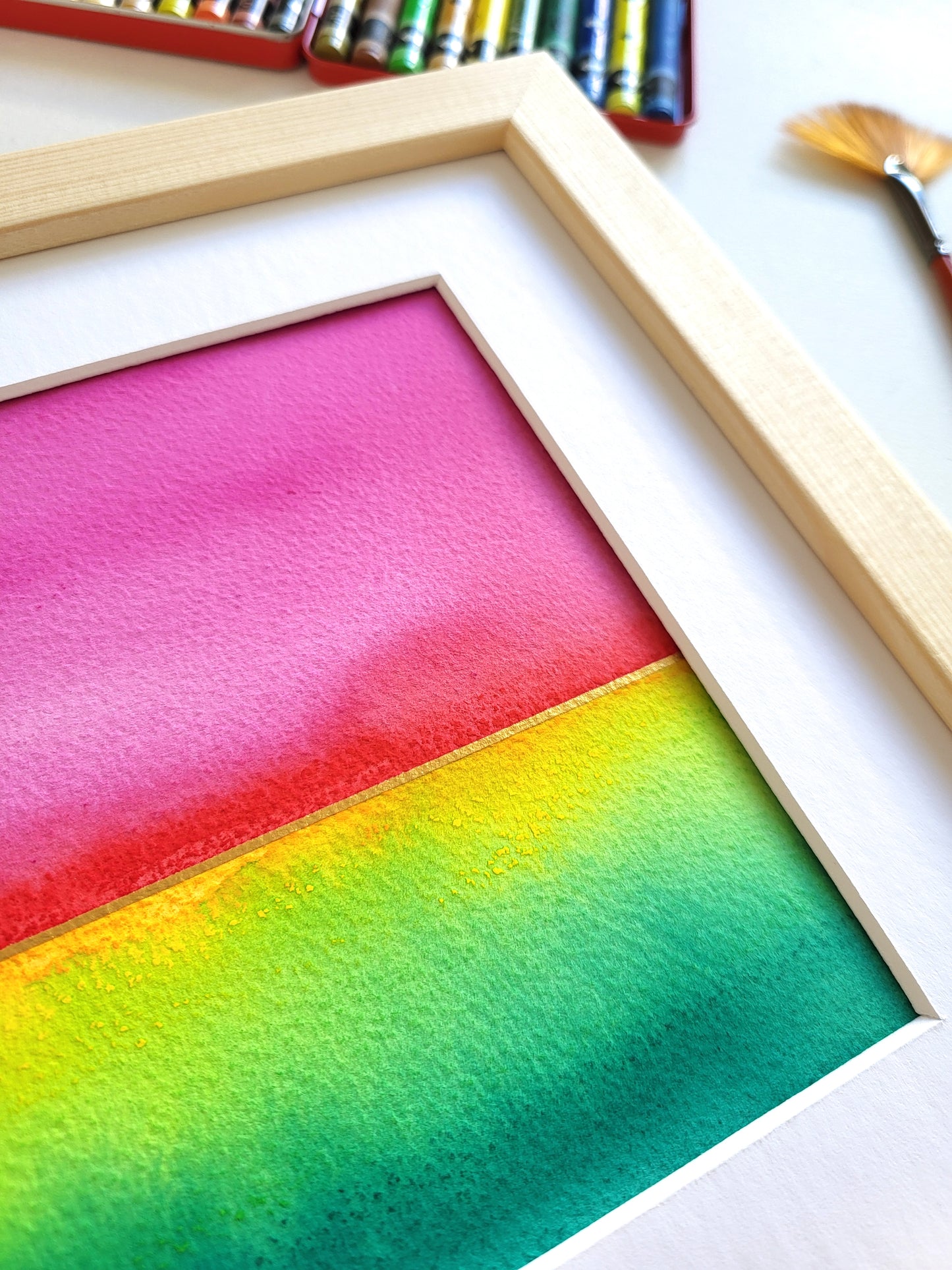 "Golden Horizon XLVII" - 20 x 20 cm