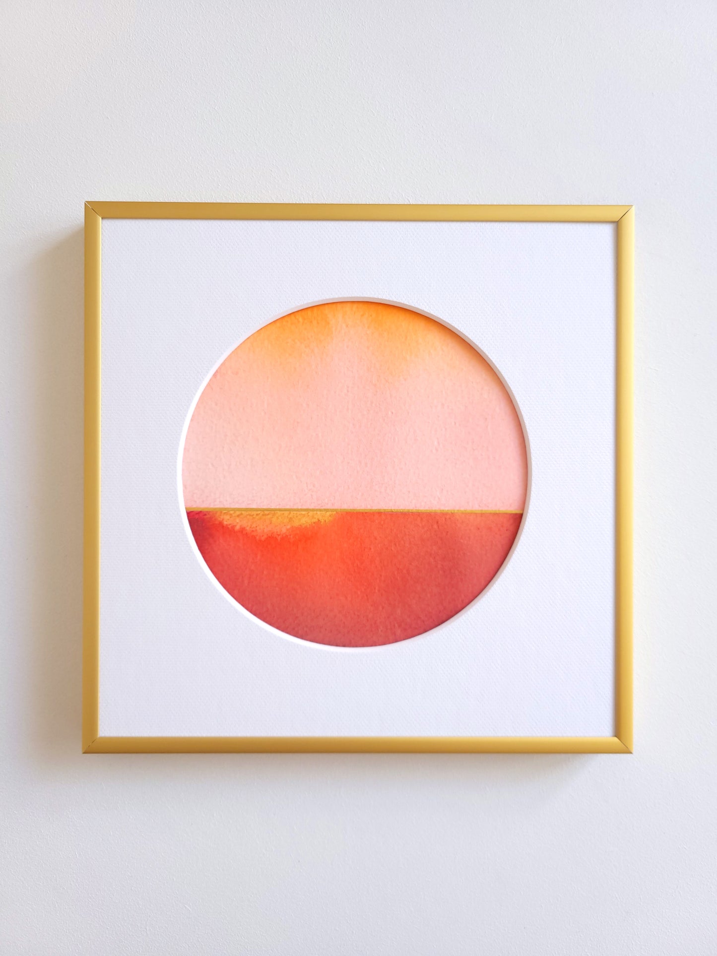 "Golden Horizon LVIII" - 20 x 20 cm
