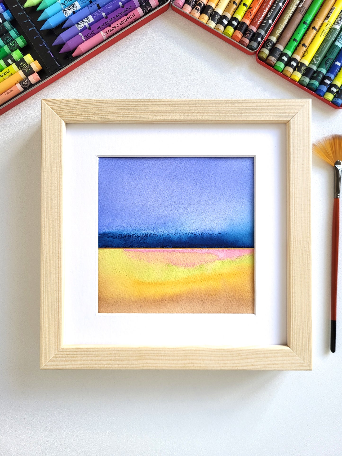 "Golden Horizon XLVIII" - 20 x 20 cm