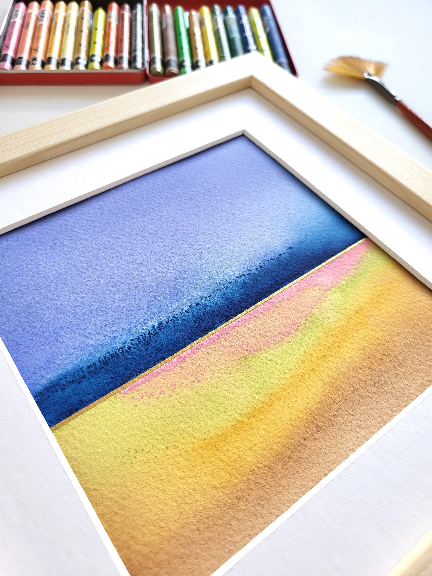 "Golden Horizon XLVIII" - 20 x 20 cm