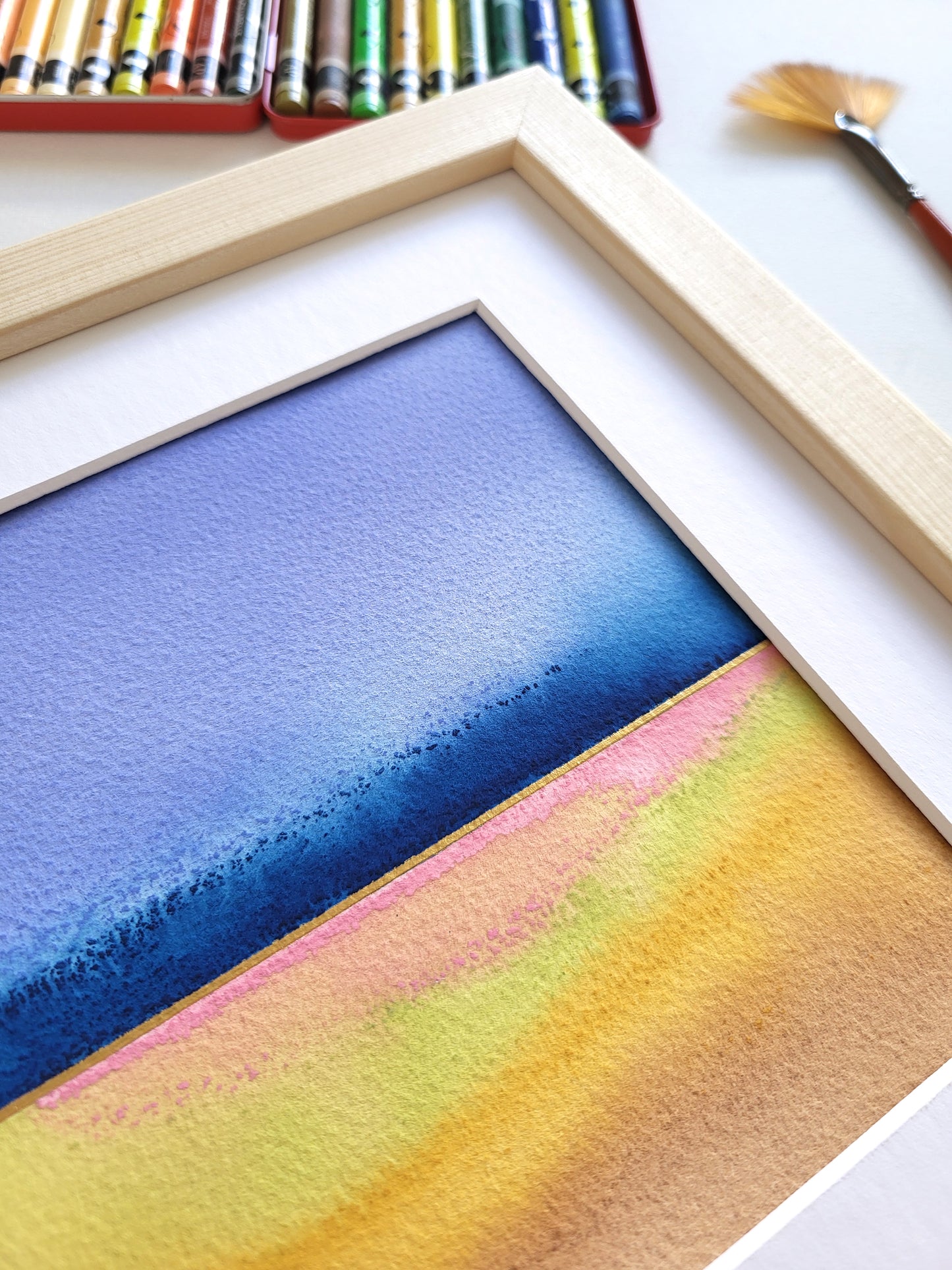 "Golden Horizon XLVIII" - 20 x 20 cm