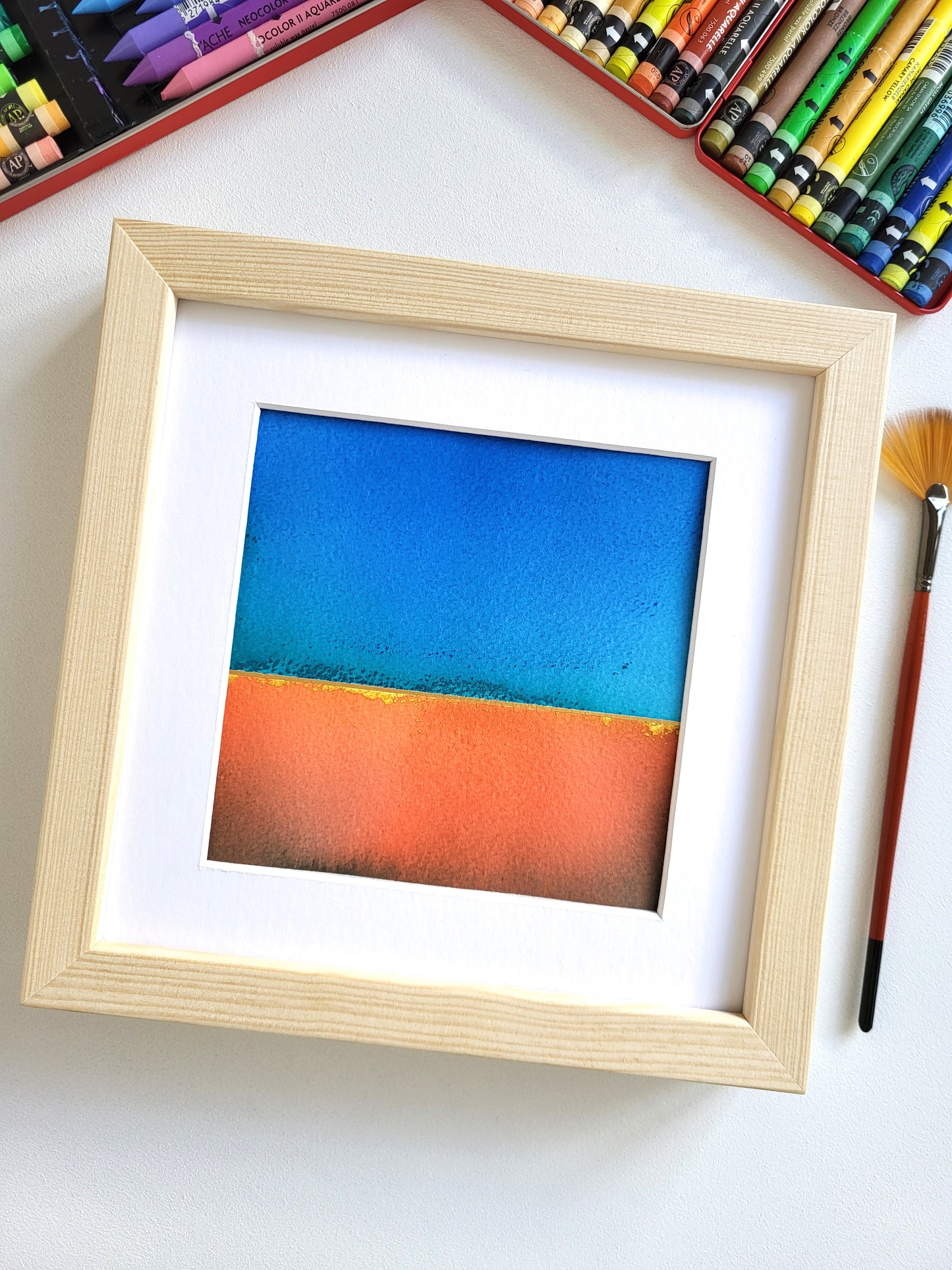 "Golden Horizon XLIX" - 20 x 20 cm