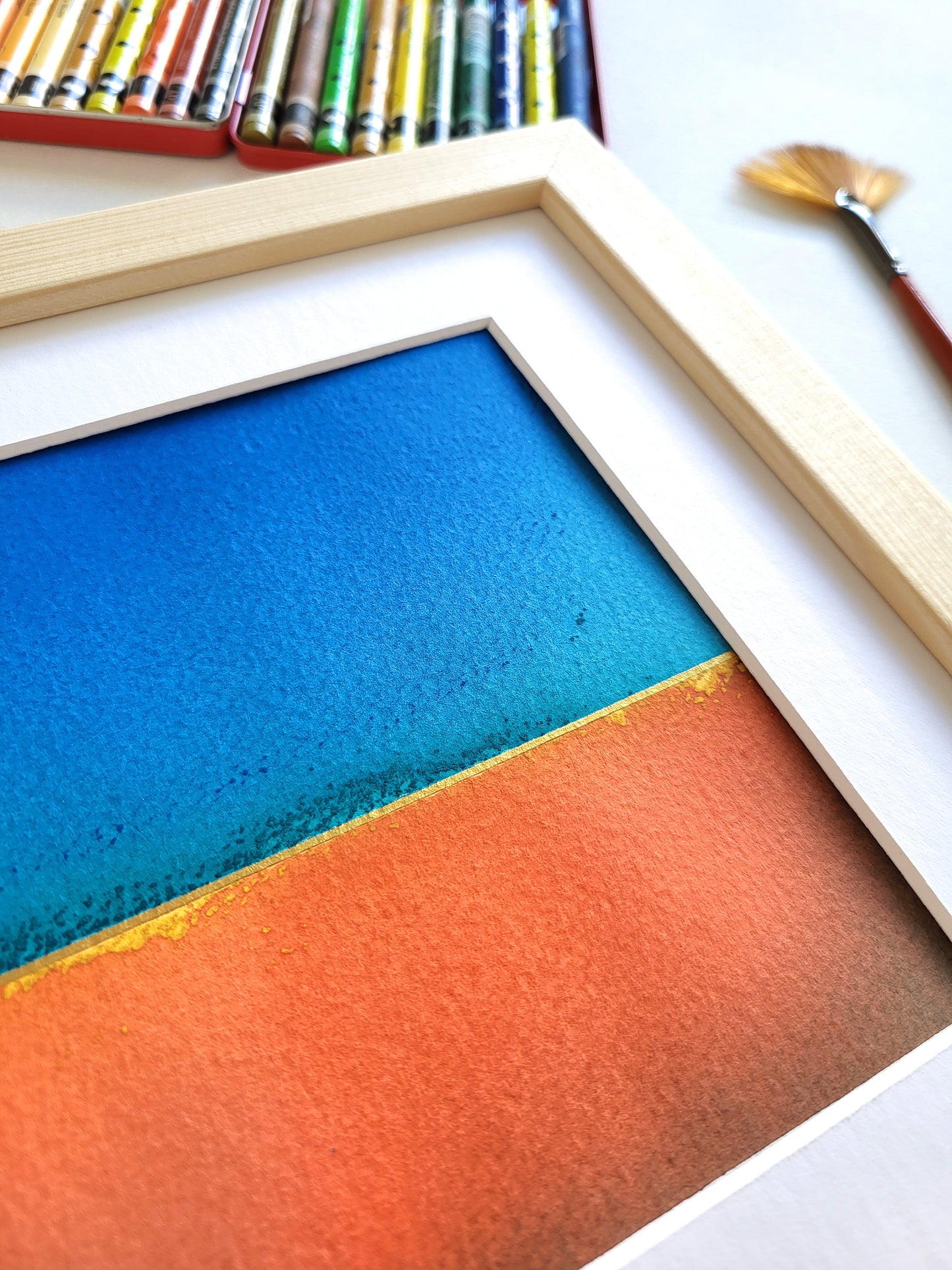 "Golden Horizon XLIX" - 20 x 20 cm